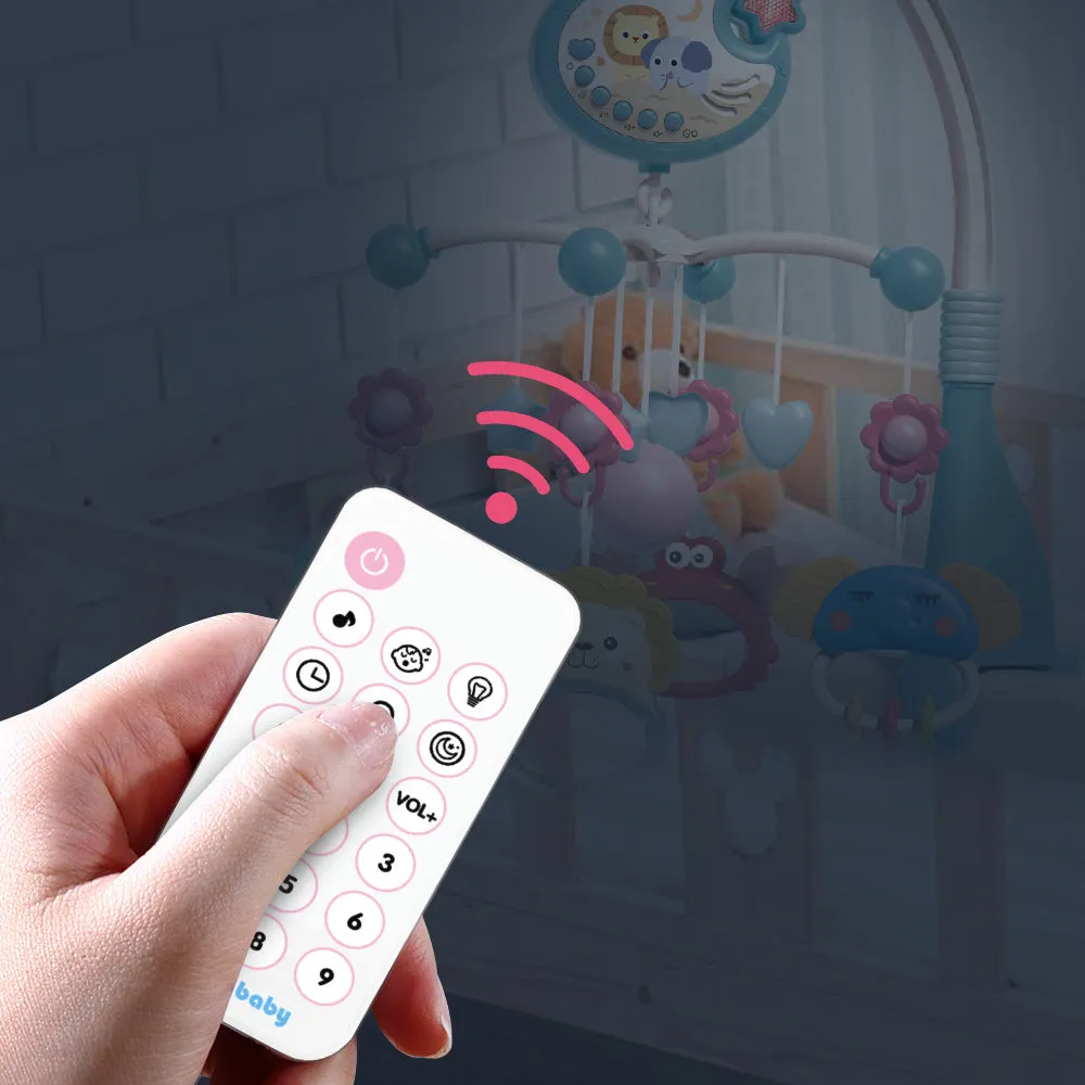 Giocattoli Da Comodino Per Bambini: Campanello Per Passeggino, Rotatore Musicale, Luce Di Proiezione Con Telecomando E Altro: Co