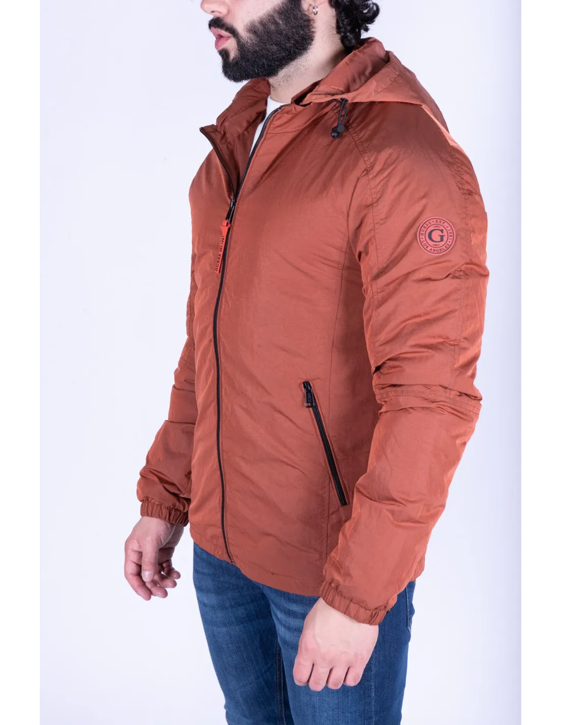 Giubbino uomo Hooded Windbreaker Guess