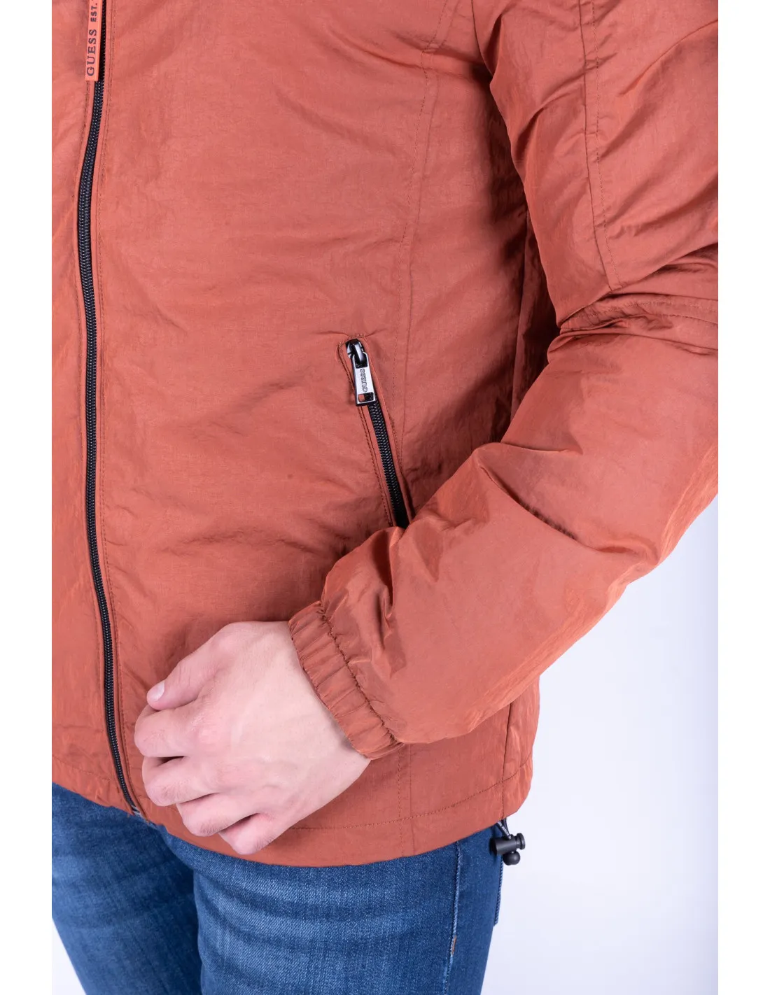 Giubbino uomo Hooded Windbreaker Guess