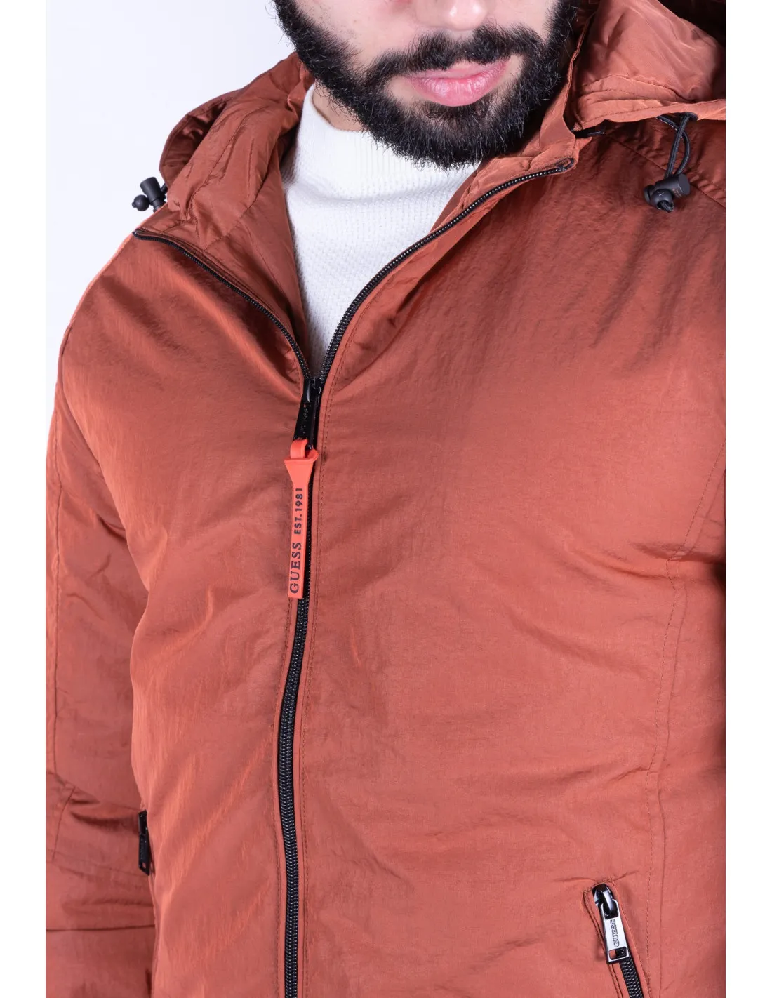Giubbino uomo Hooded Windbreaker Guess