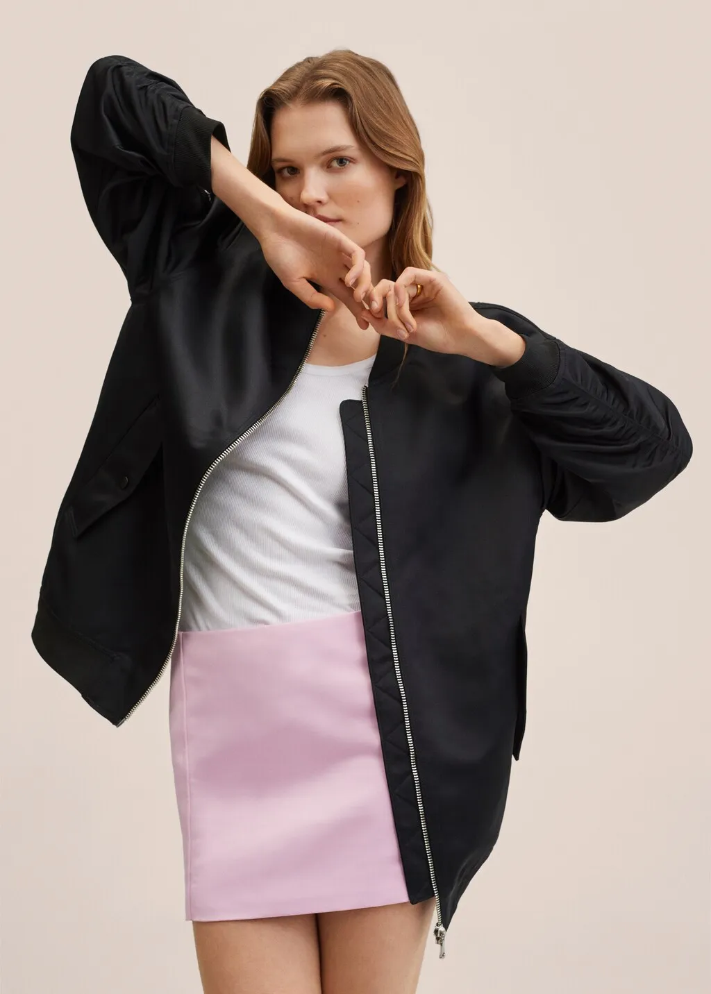 Giubbotto bomber oversize
