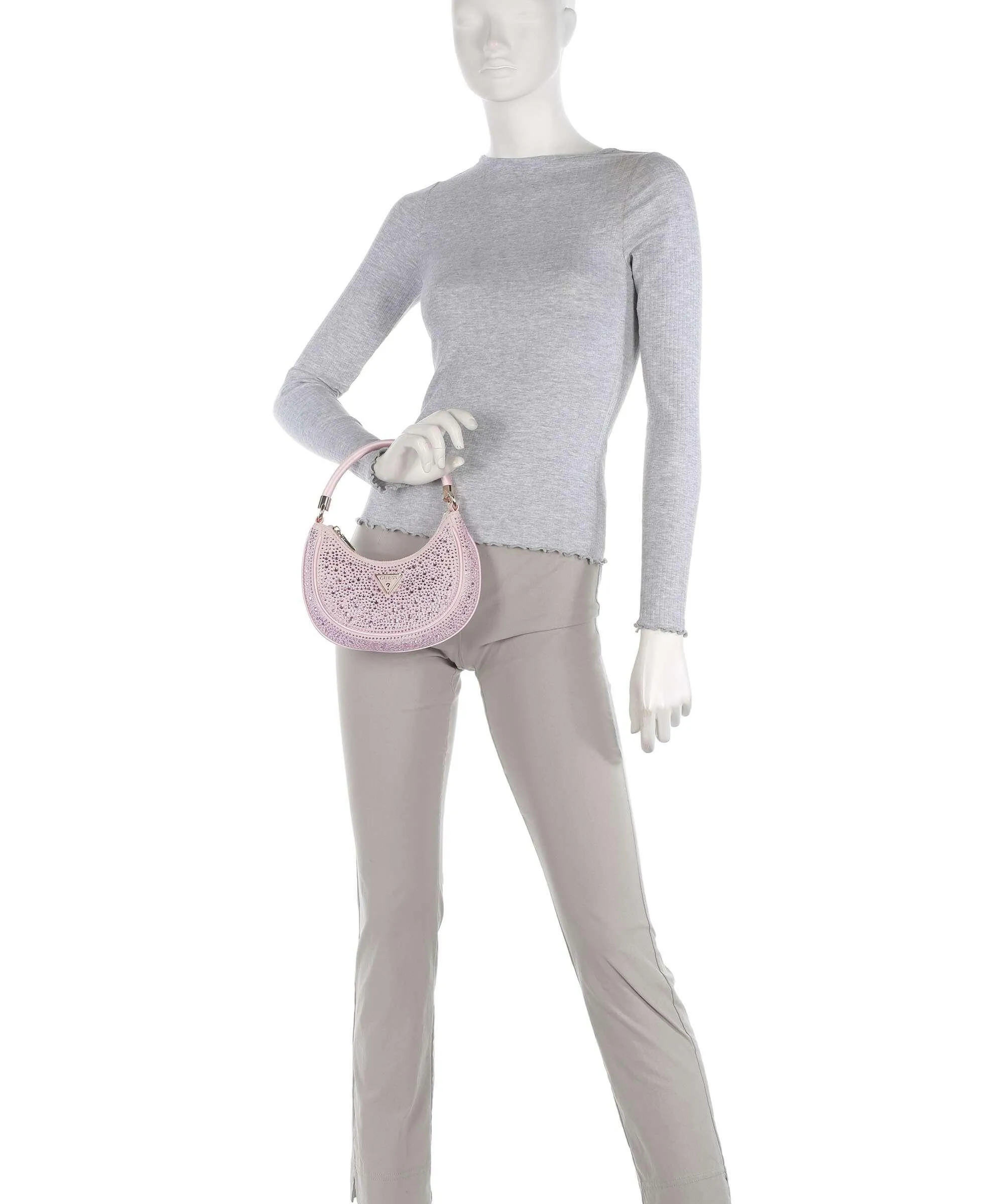  Guess Zalina Borsa a mano poliestere rosa  