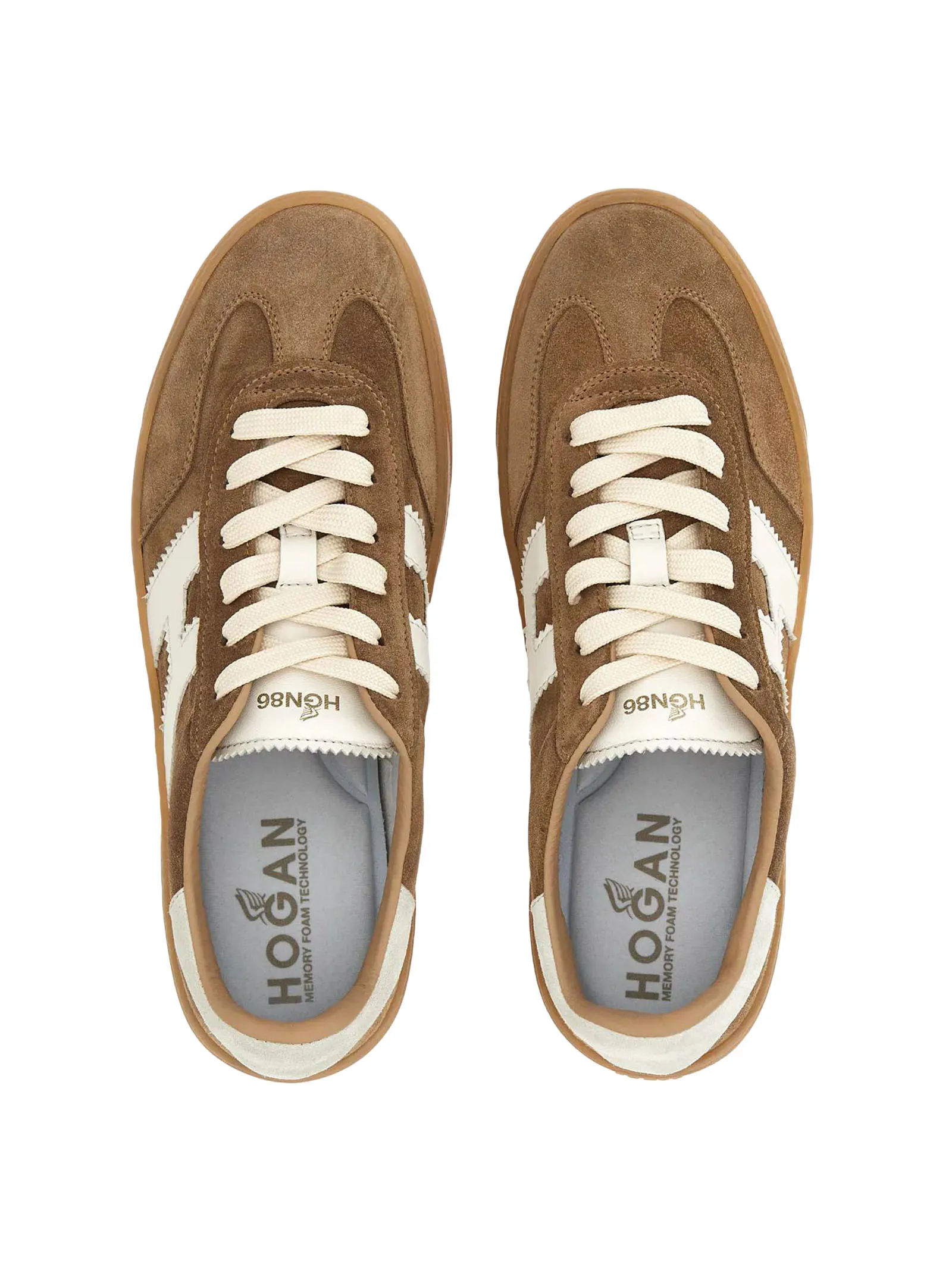 HOGAN Calzature,Sneakers Sneakers In Pelle Marrone 