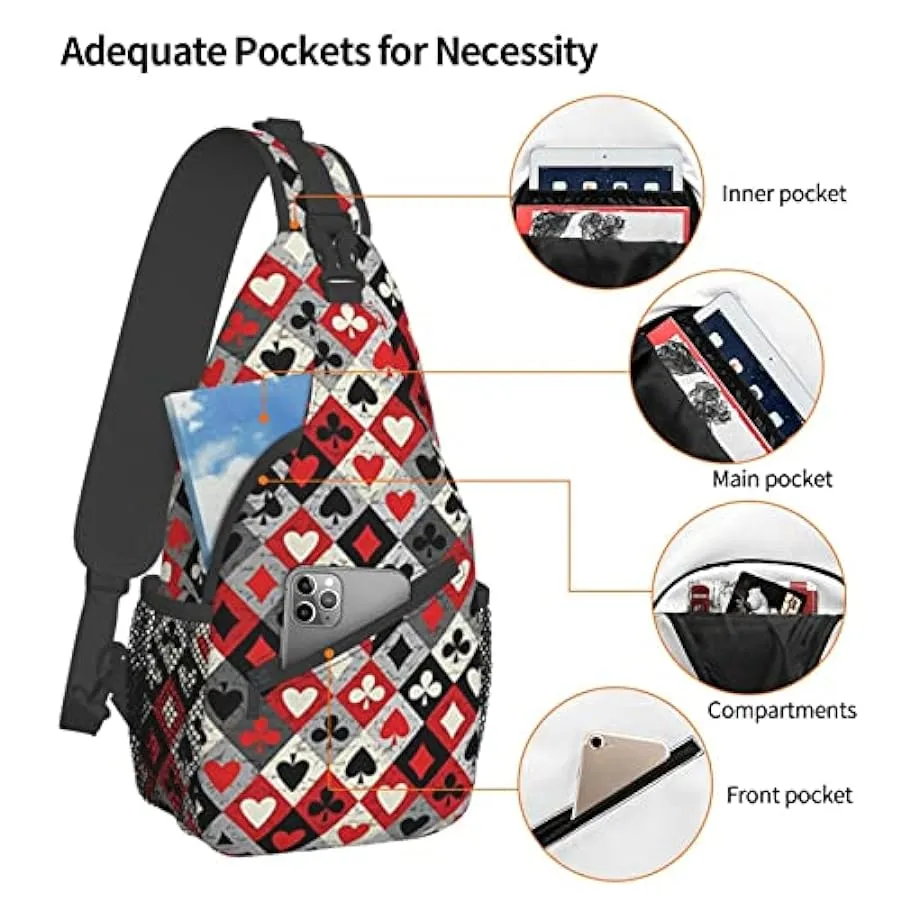 IUBBKI Zaino a tracolla Daypack Borsa a tracolla grande con portabottiglie per uomo Donna Palestra Viaggio Escursionismo Borse p