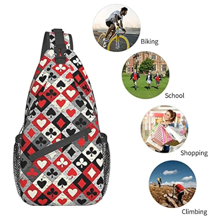 IUBBKI Zaino a tracolla Daypack Borsa a tracolla grande con portabottiglie per uomo Donna Palestra Viaggio Escursionismo Borse p