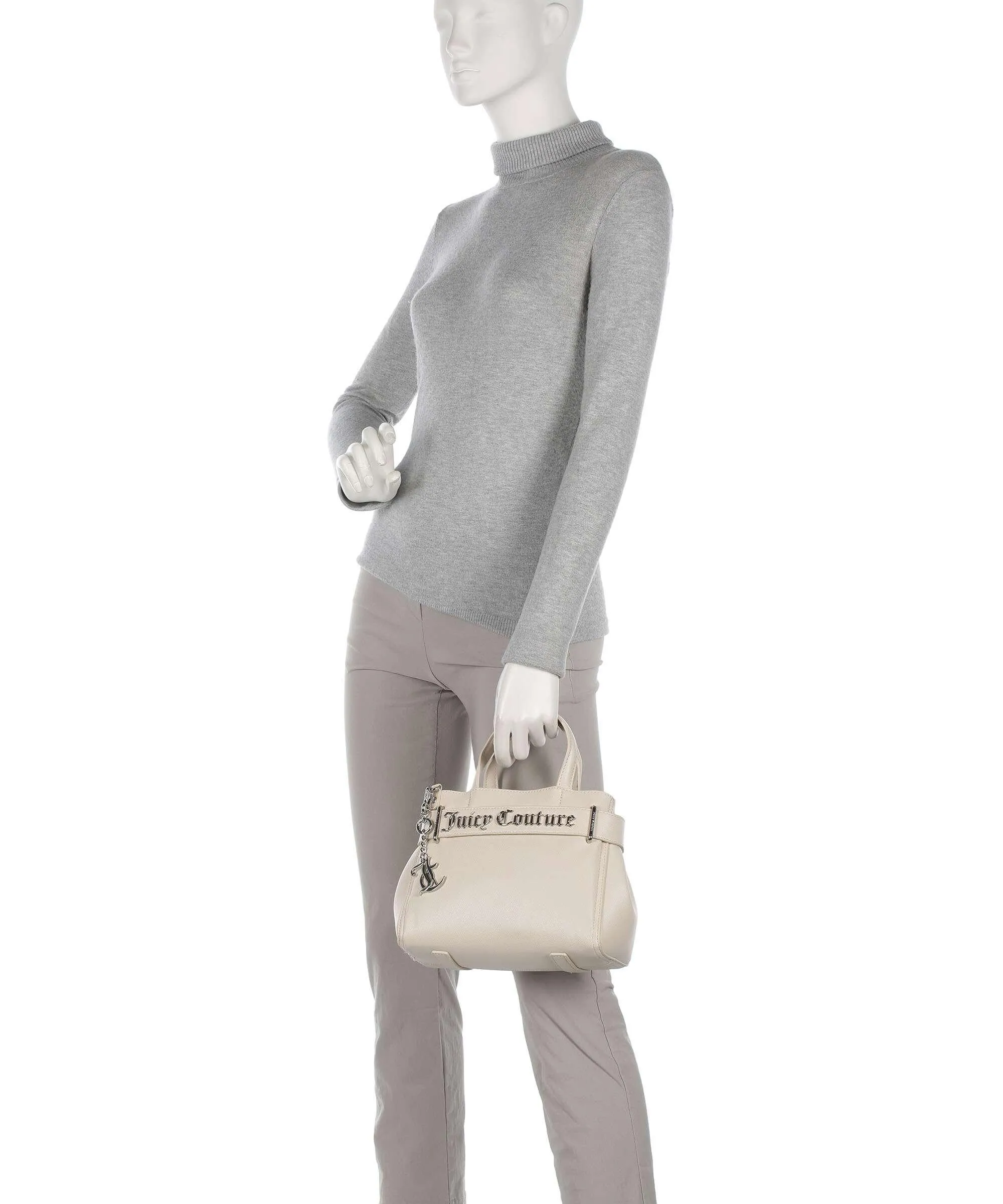  Juicy Couture Jasmine S Borsa a mano pelle sintetica beige  