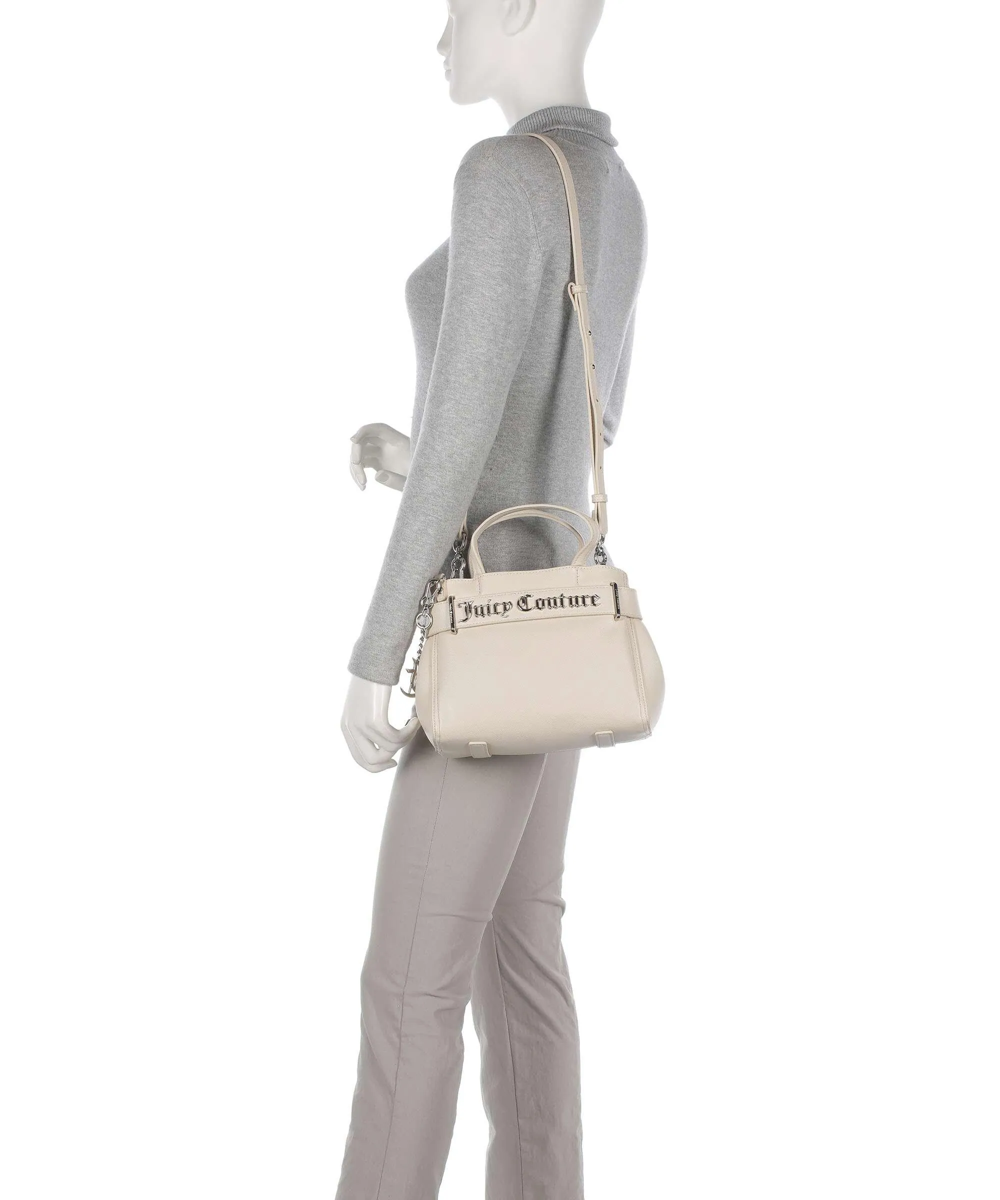  Juicy Couture Jasmine S Borsa a mano pelle sintetica beige  