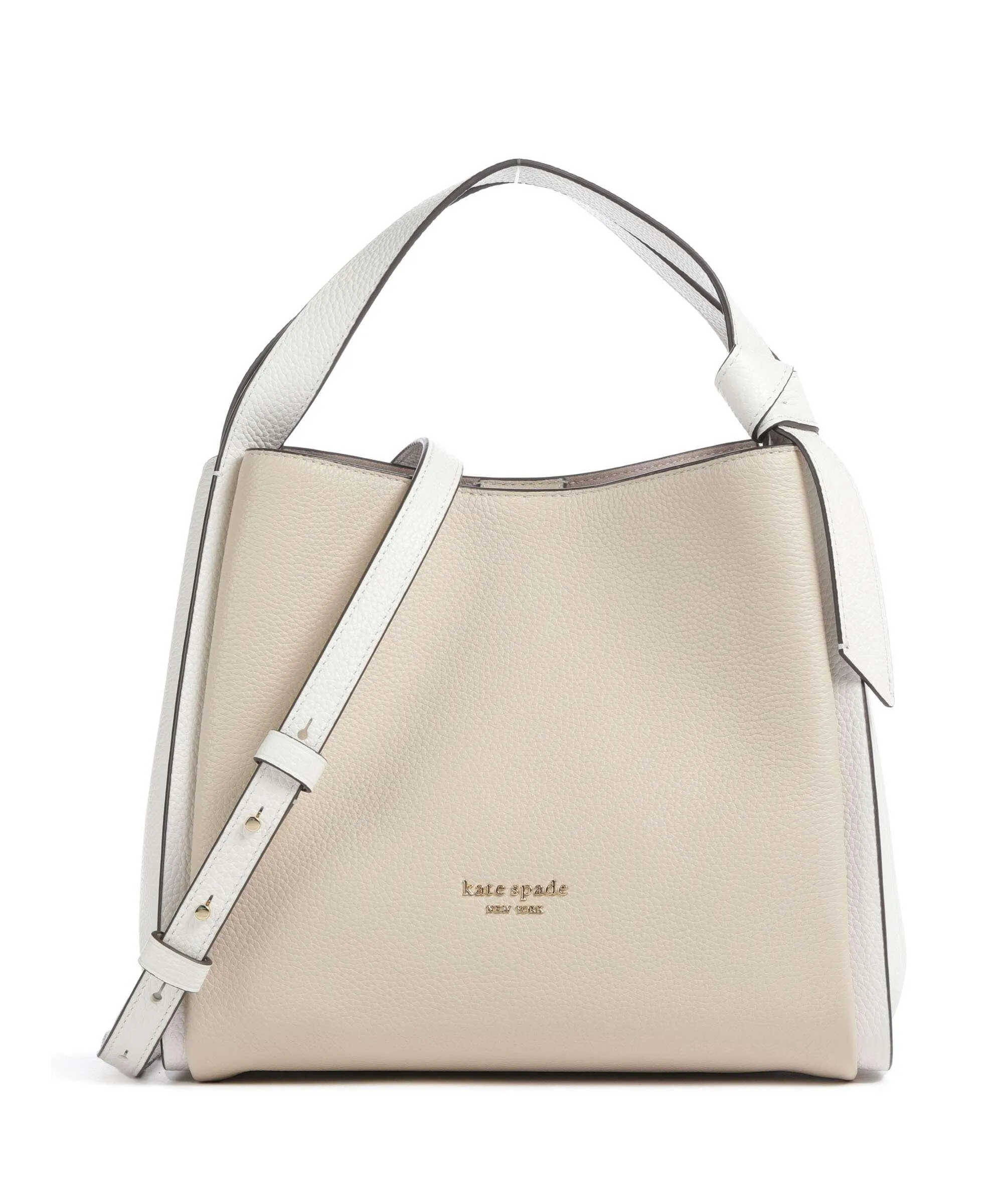  Kate Spade New York Jolie Borsa a mano pelle di vacchetta grana avorio  