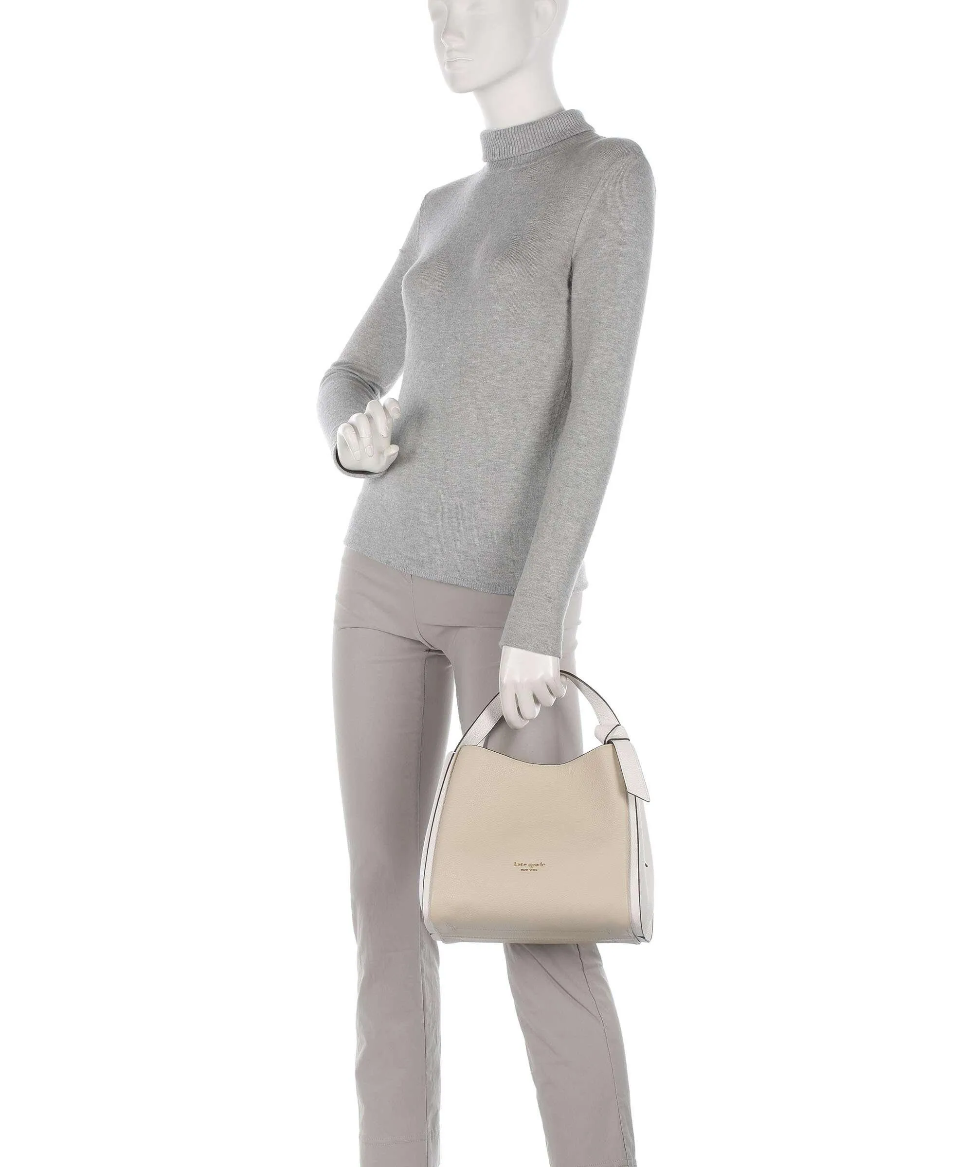  Kate Spade New York Jolie Borsa a mano pelle di vacchetta grana avorio  