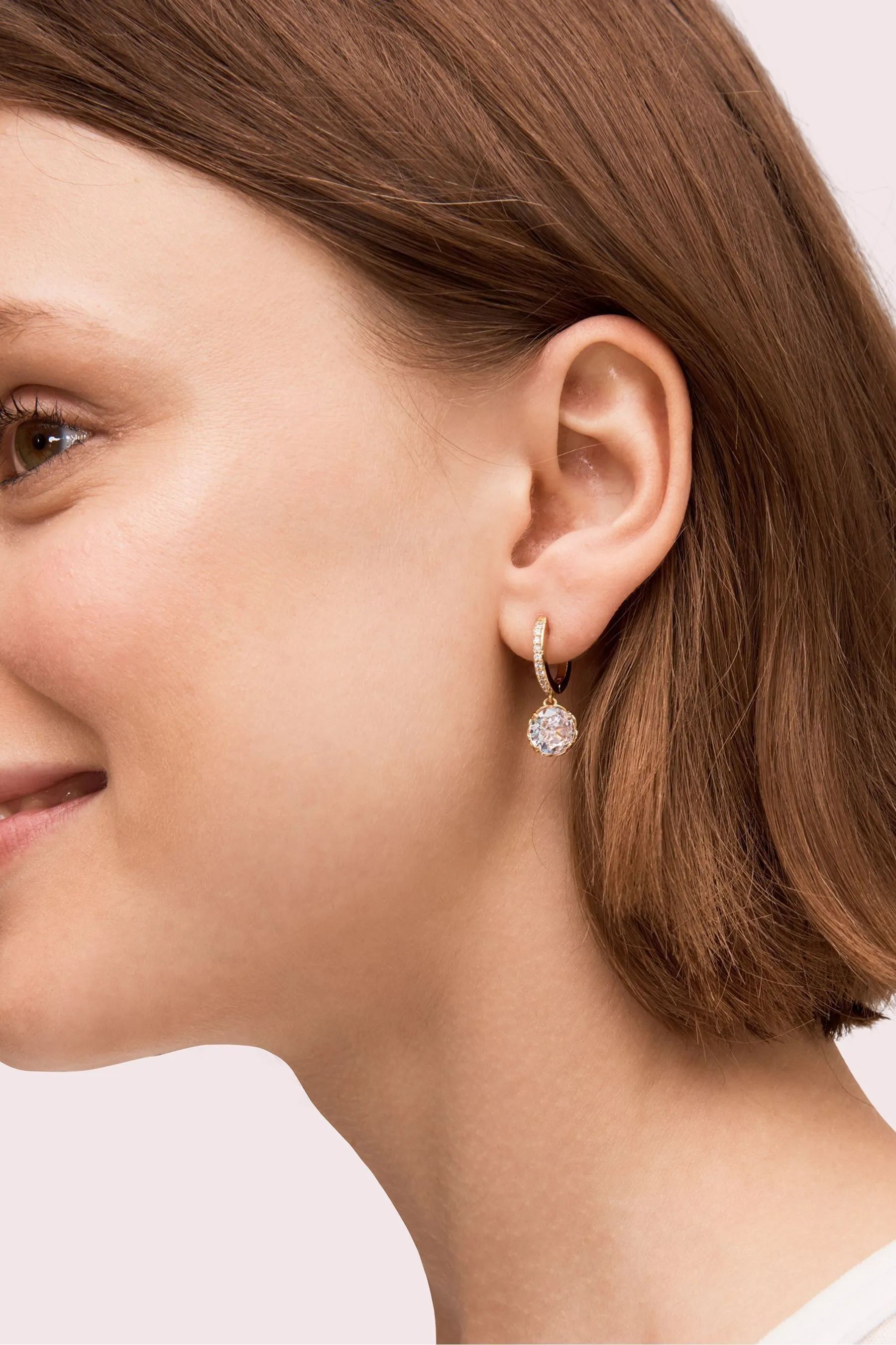kate spade new york Oro (metallo) - Orecchini con pavé di pietre