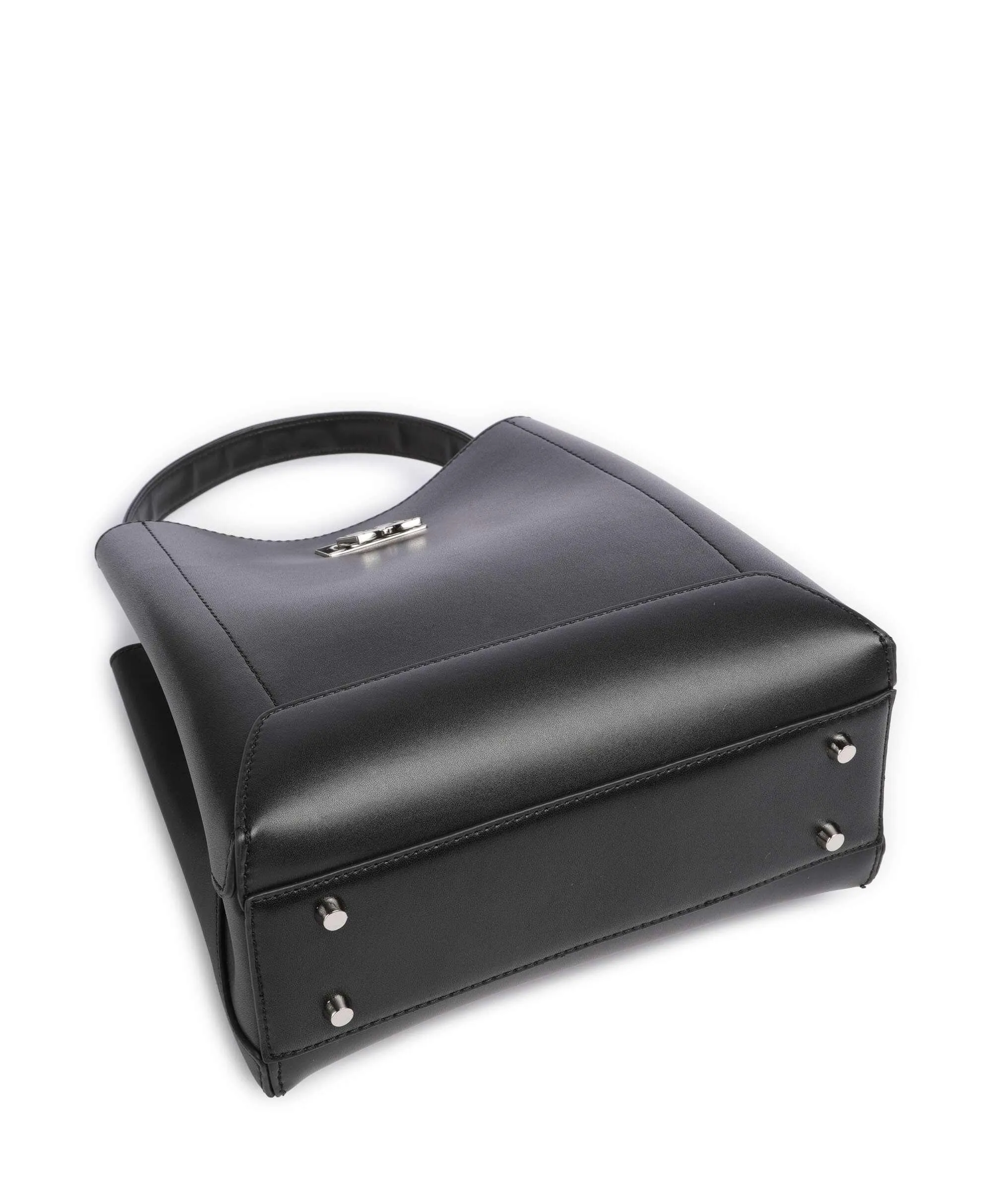  Kazar Laurie Borsa a mano pelle a grana fine nero  
