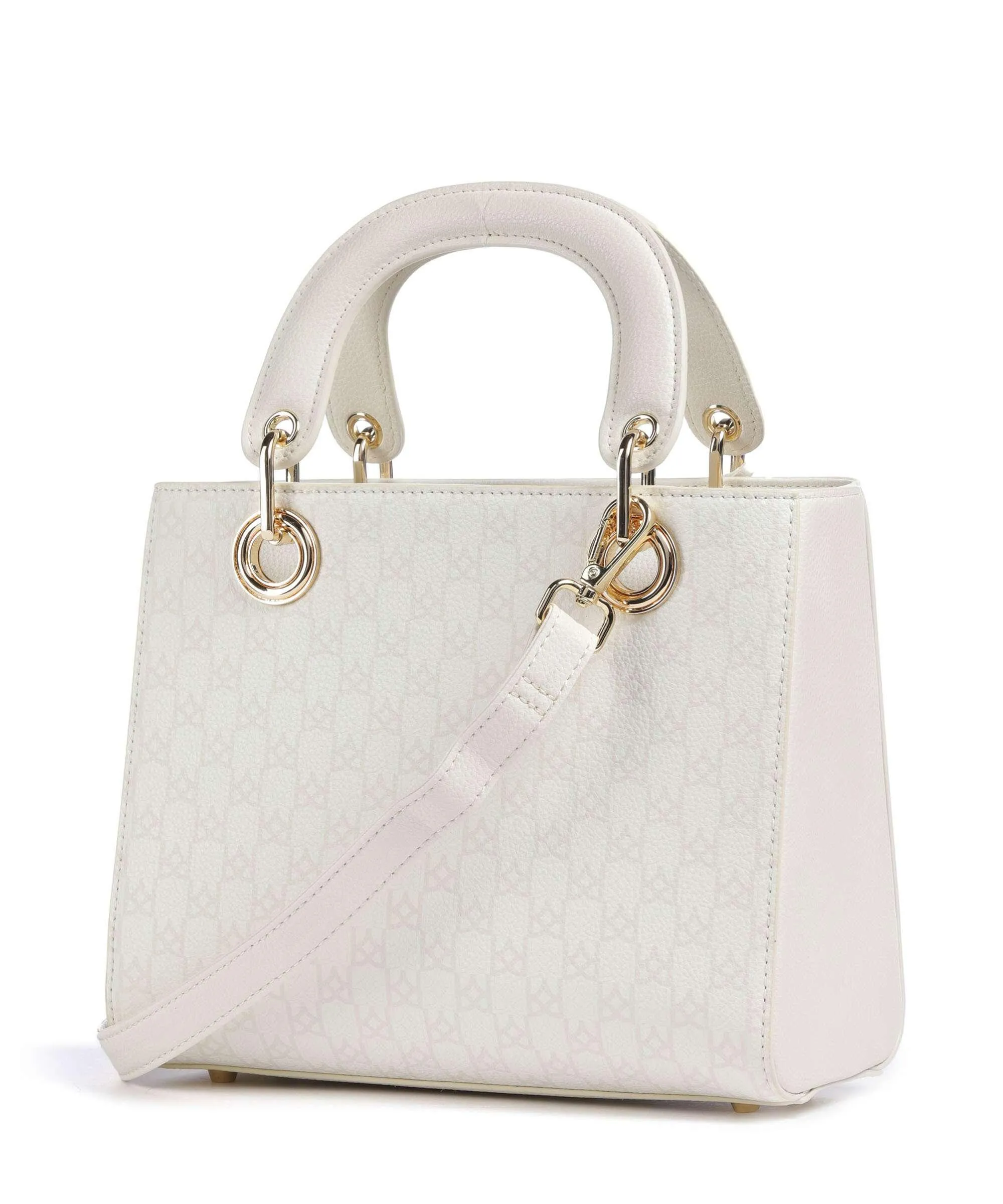  Kazar Muse Borsa a mano pelle a grana fine bianco  