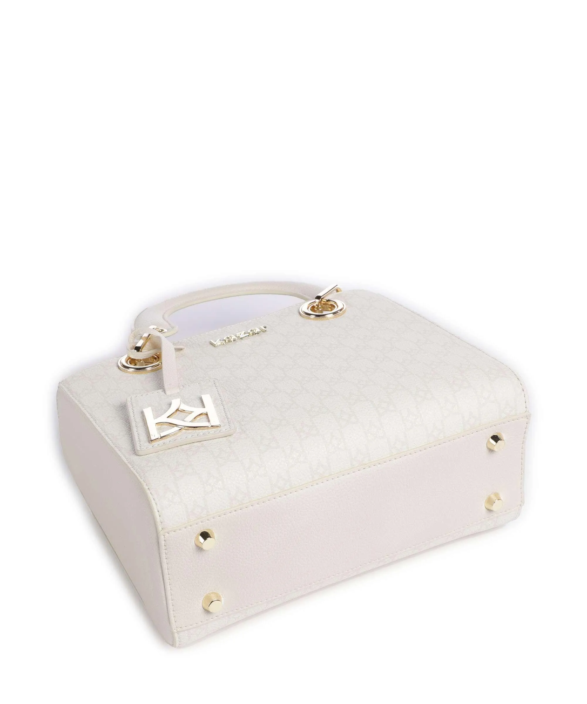  Kazar Muse Borsa a mano pelle a grana fine bianco  