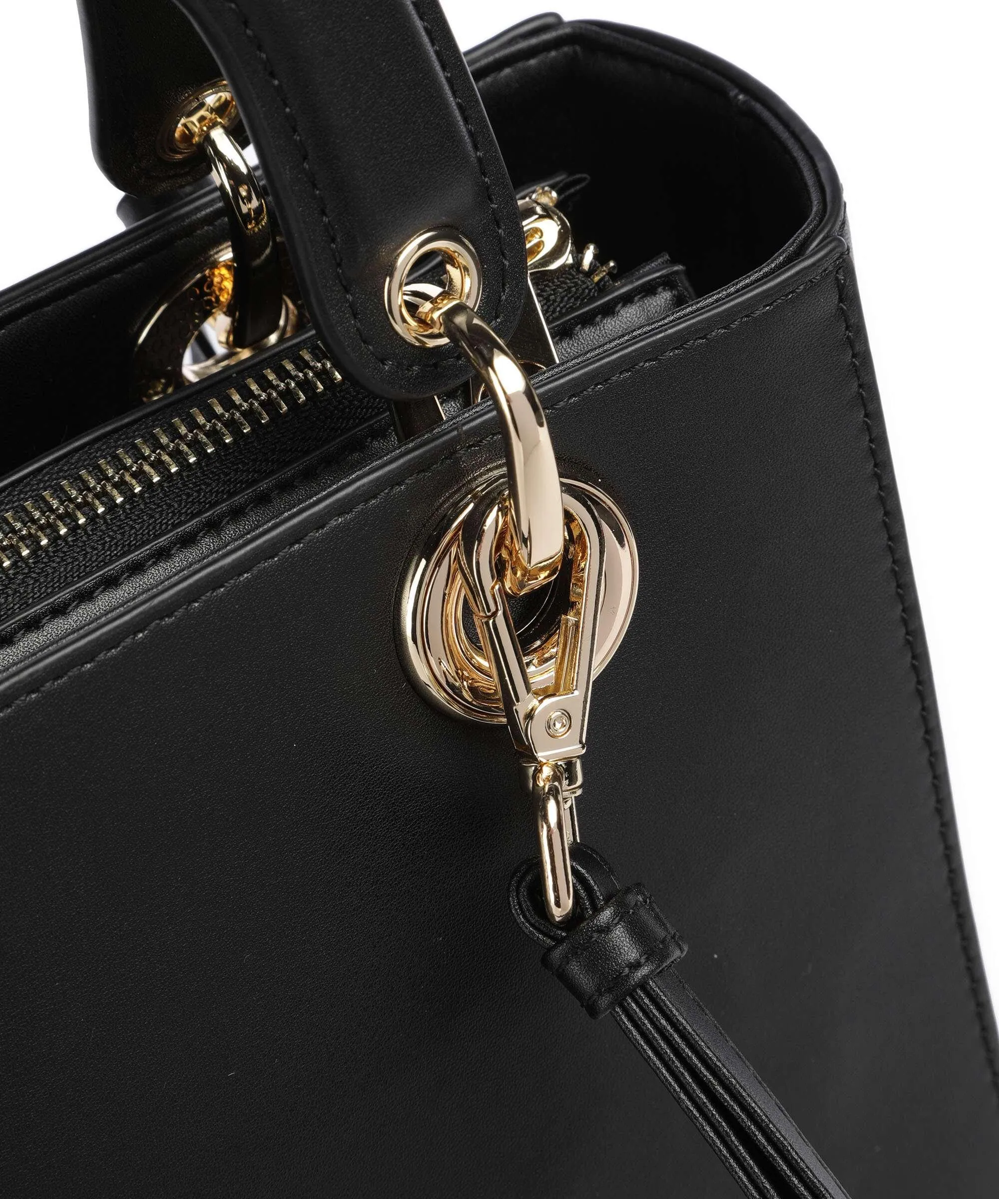  Kazar Muse Borsa a mano pelle a grana fine nero  