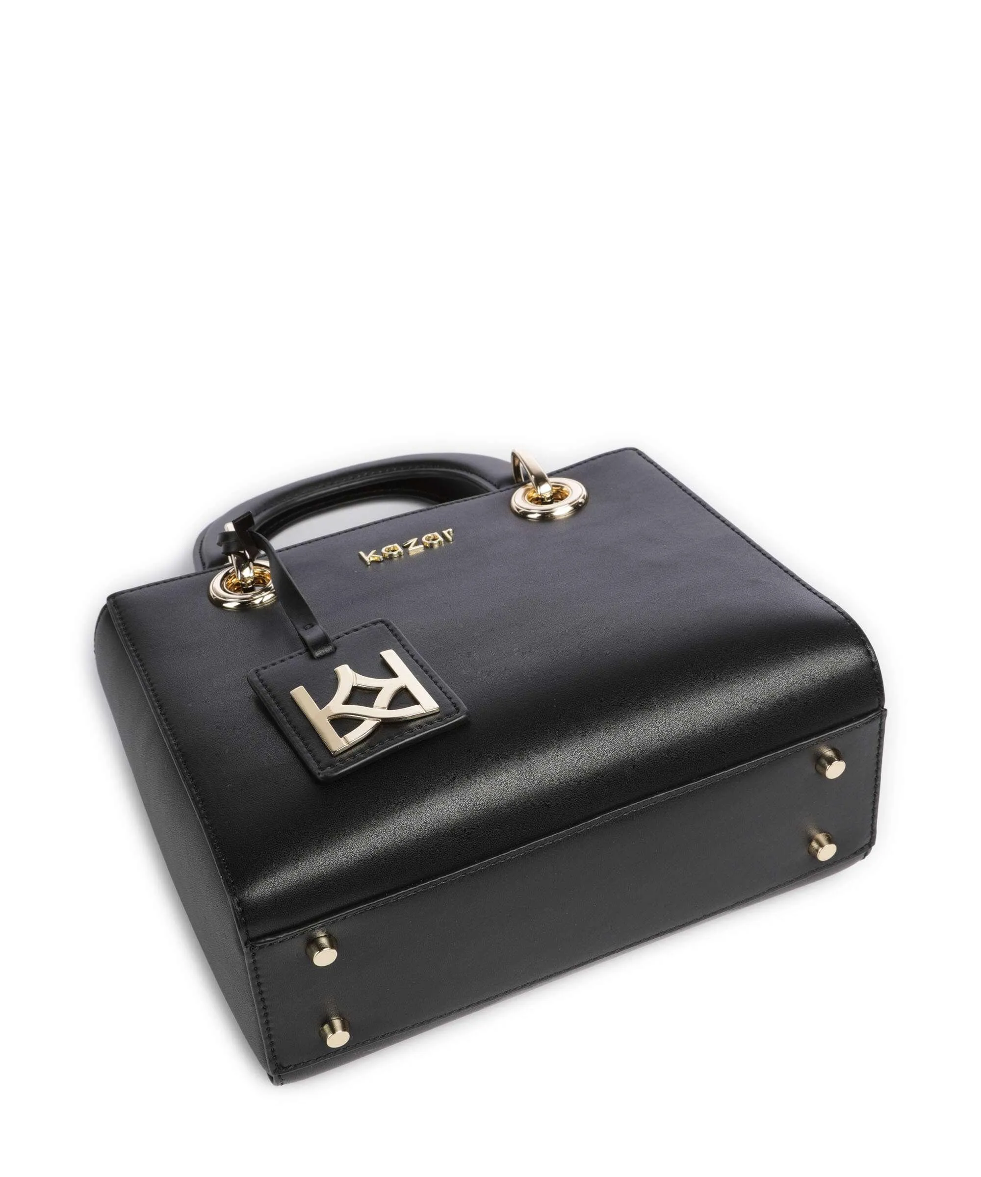  Kazar Muse Borsa a mano pelle a grana fine nero  