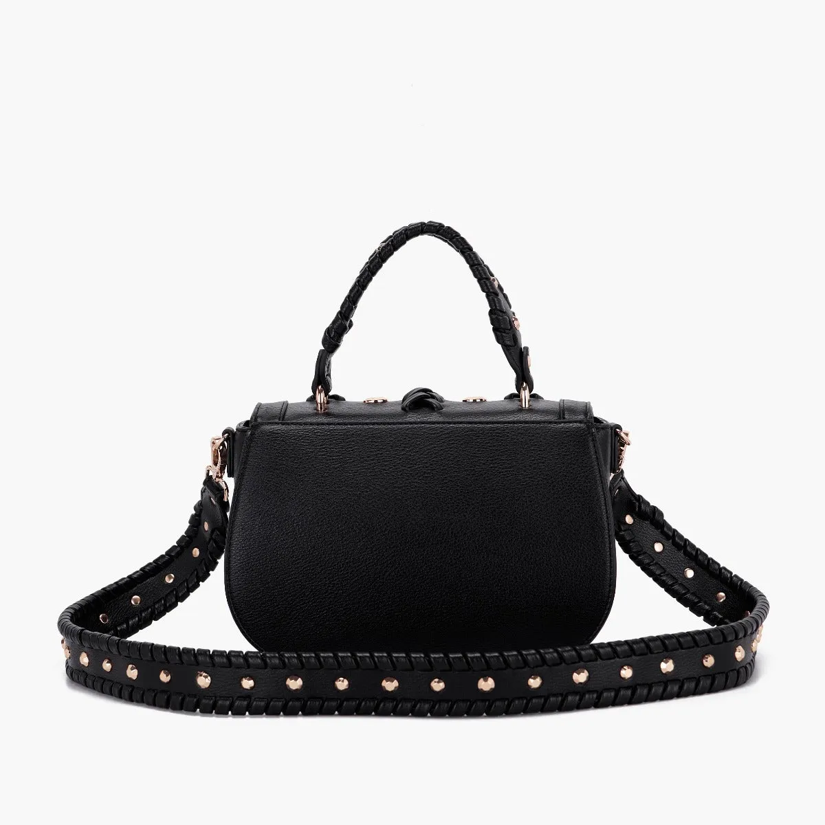 LA CARRIE BAG - BORSA A MANO LUMINESCENCE NERA