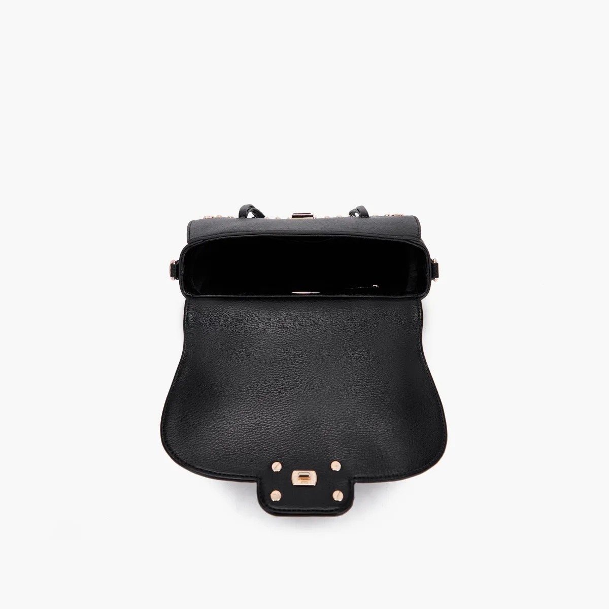 LA CARRIE BAG - BORSA A MANO LUMINESCENCE NERA