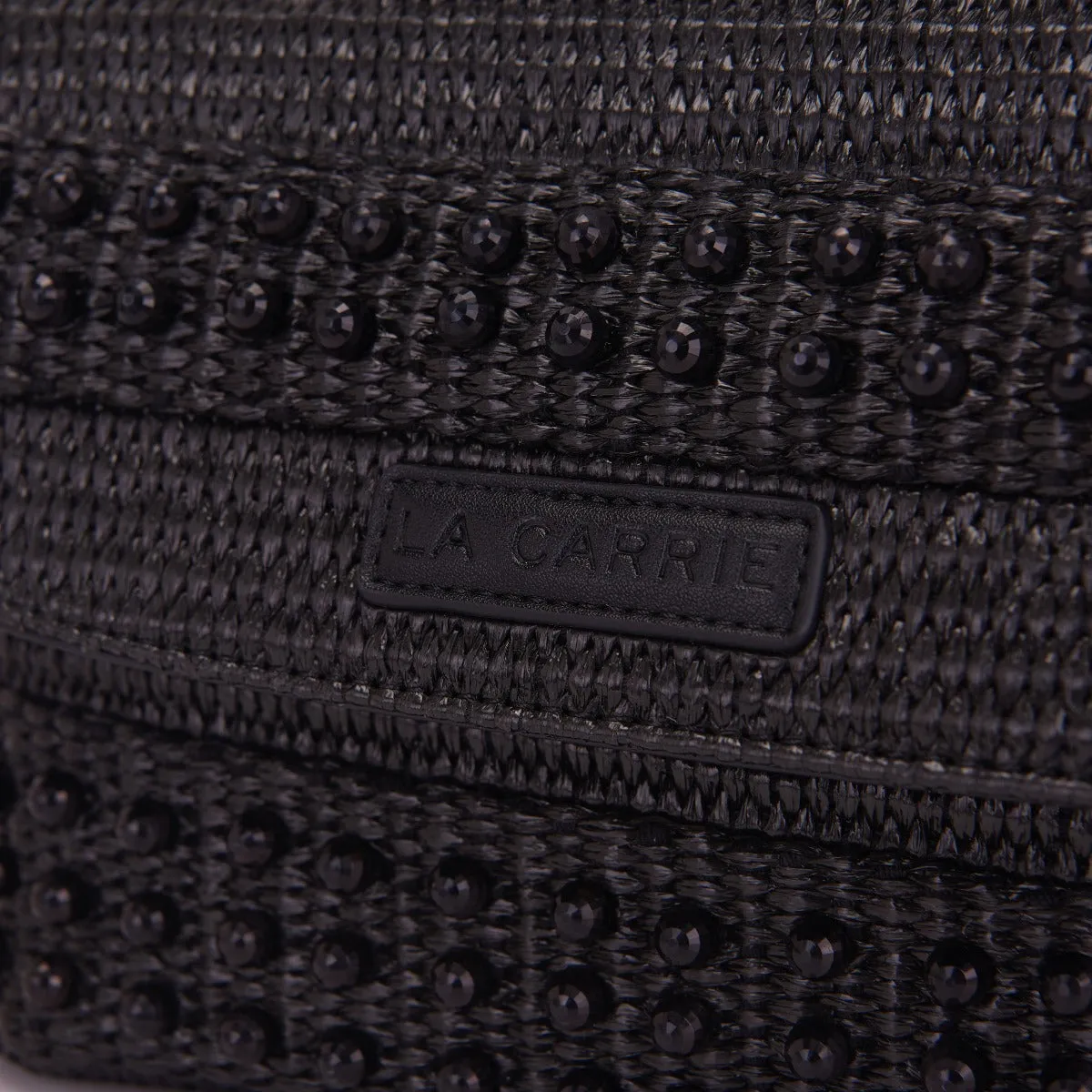 LA CARRIE BAG - BORSA A MANO MALIBU NERA