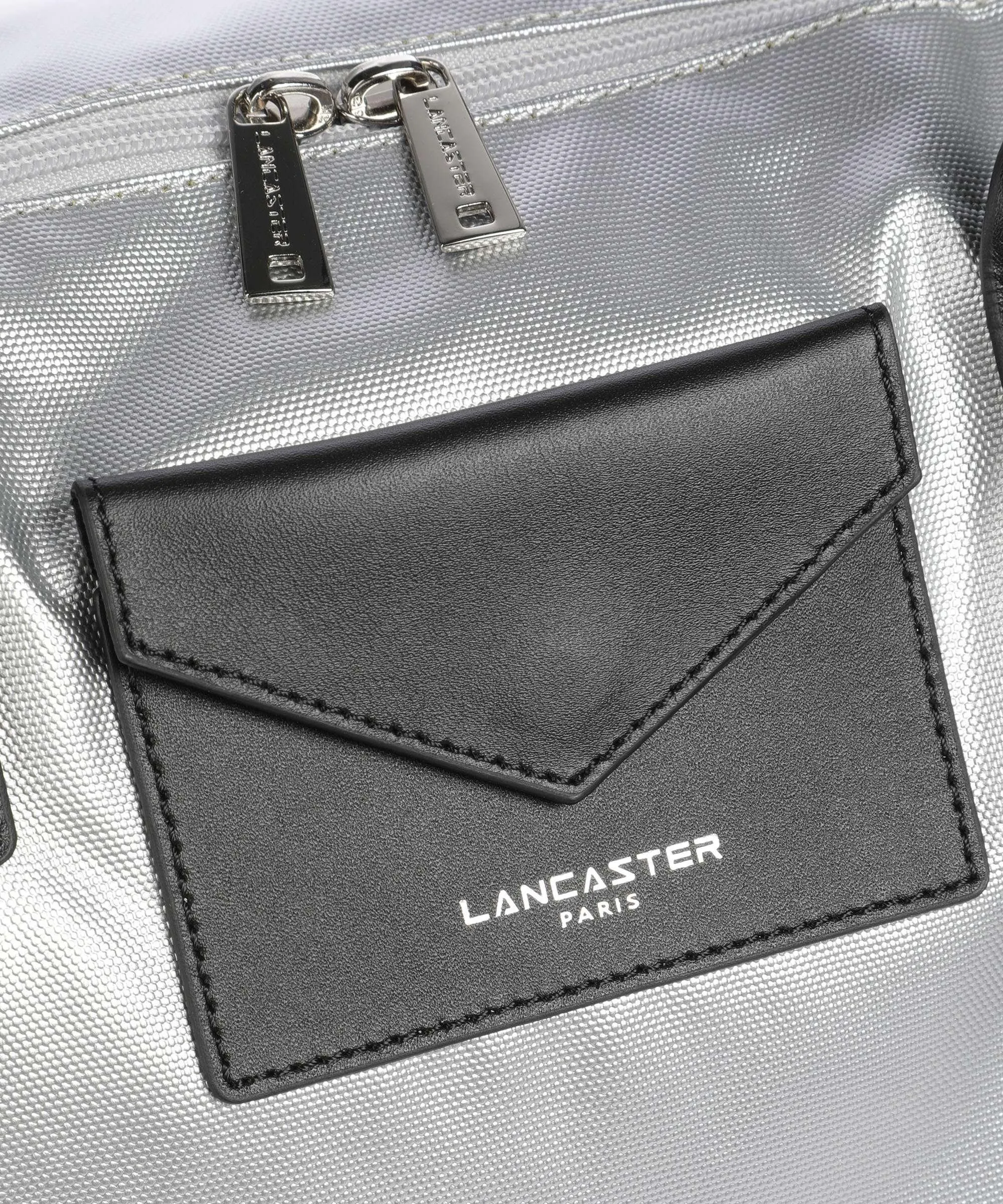  Lancaster Smart Storm KBA Travel Borsa a mano tela argento  