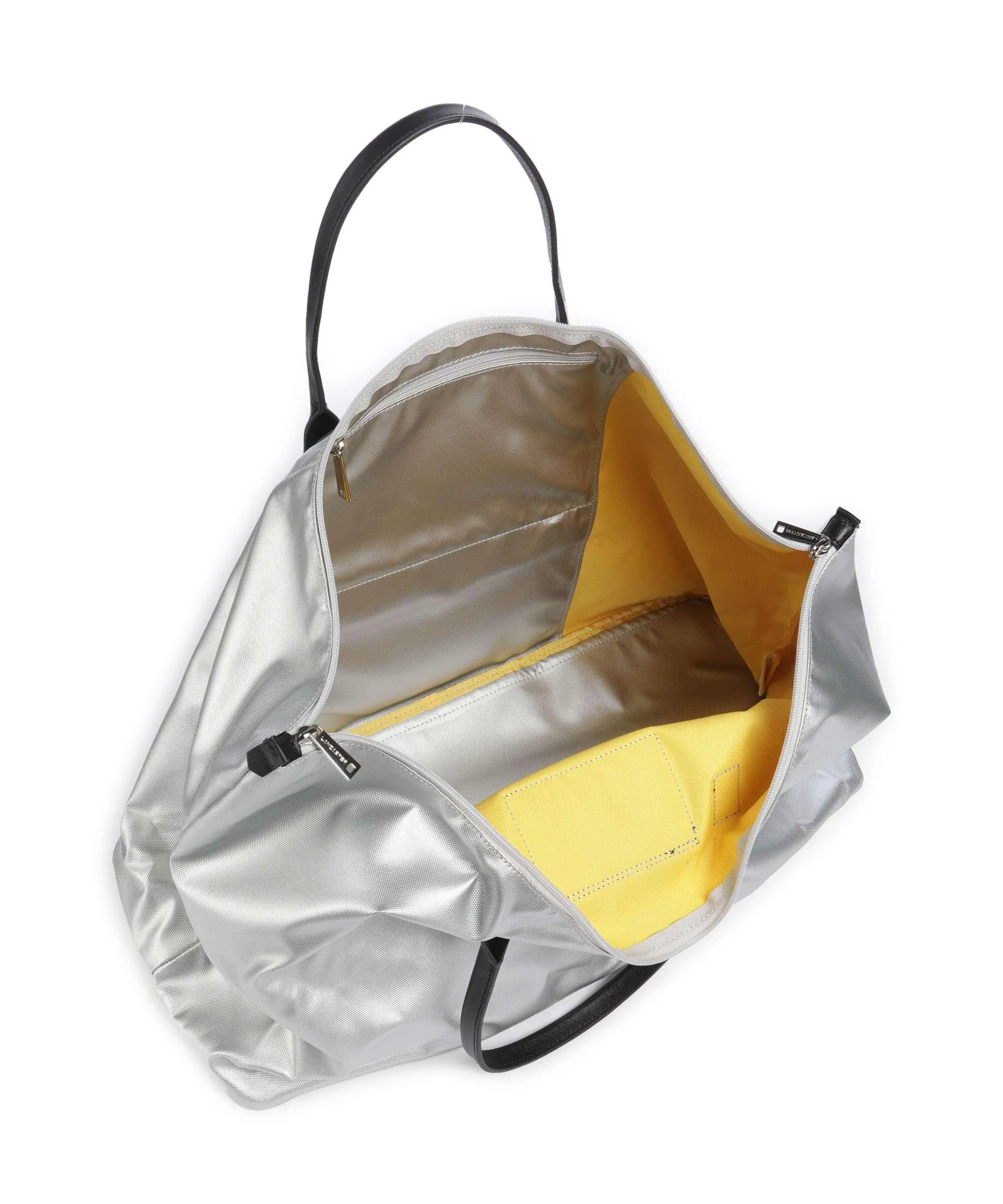  Lancaster Smart Storm KBA Travel Borsa a mano tela argento  