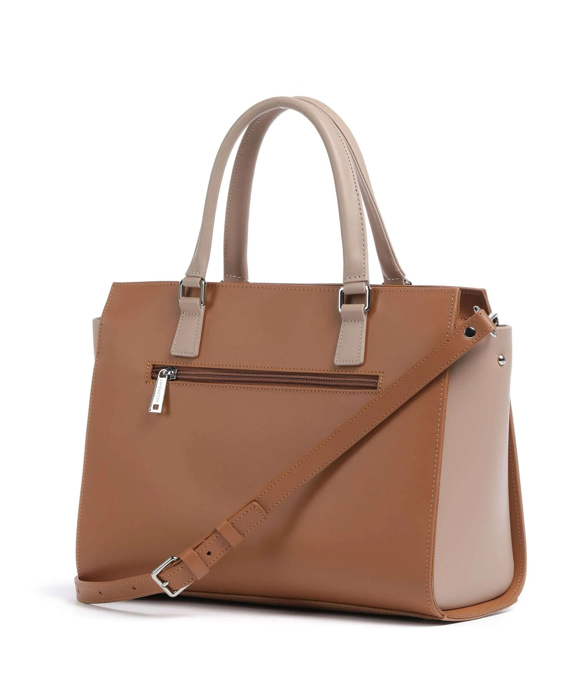  Lancaster Smooth Borsa a mano pelle bovina marrone  