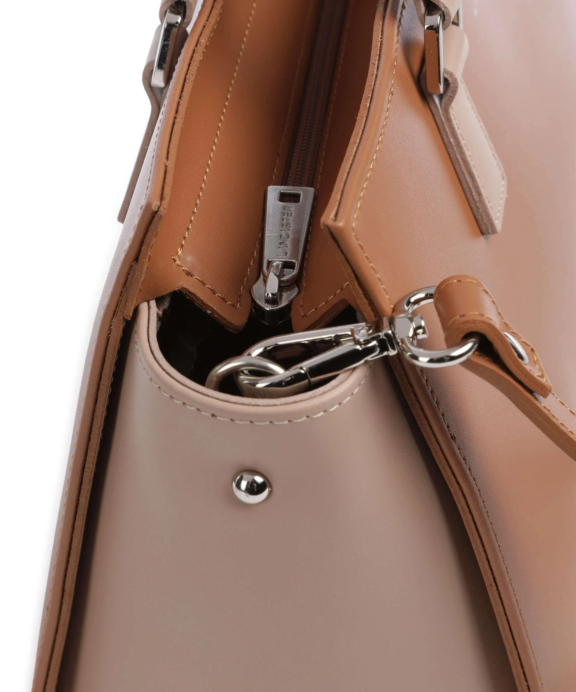 Lancaster Smooth Borsa a mano pelle bovina marrone  