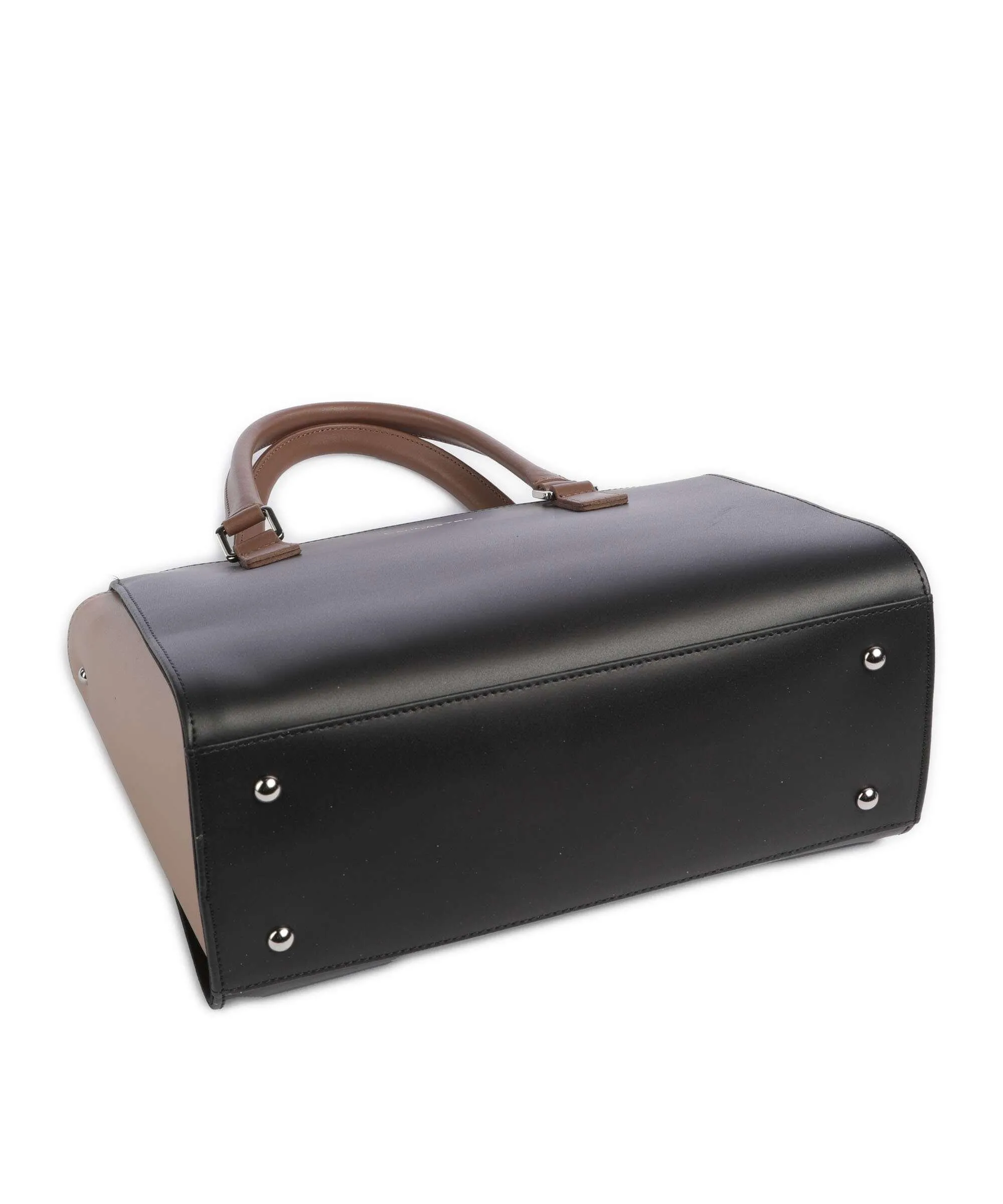  Lancaster Smooth Borsa a mano pelle di vacchetta liscia nero  