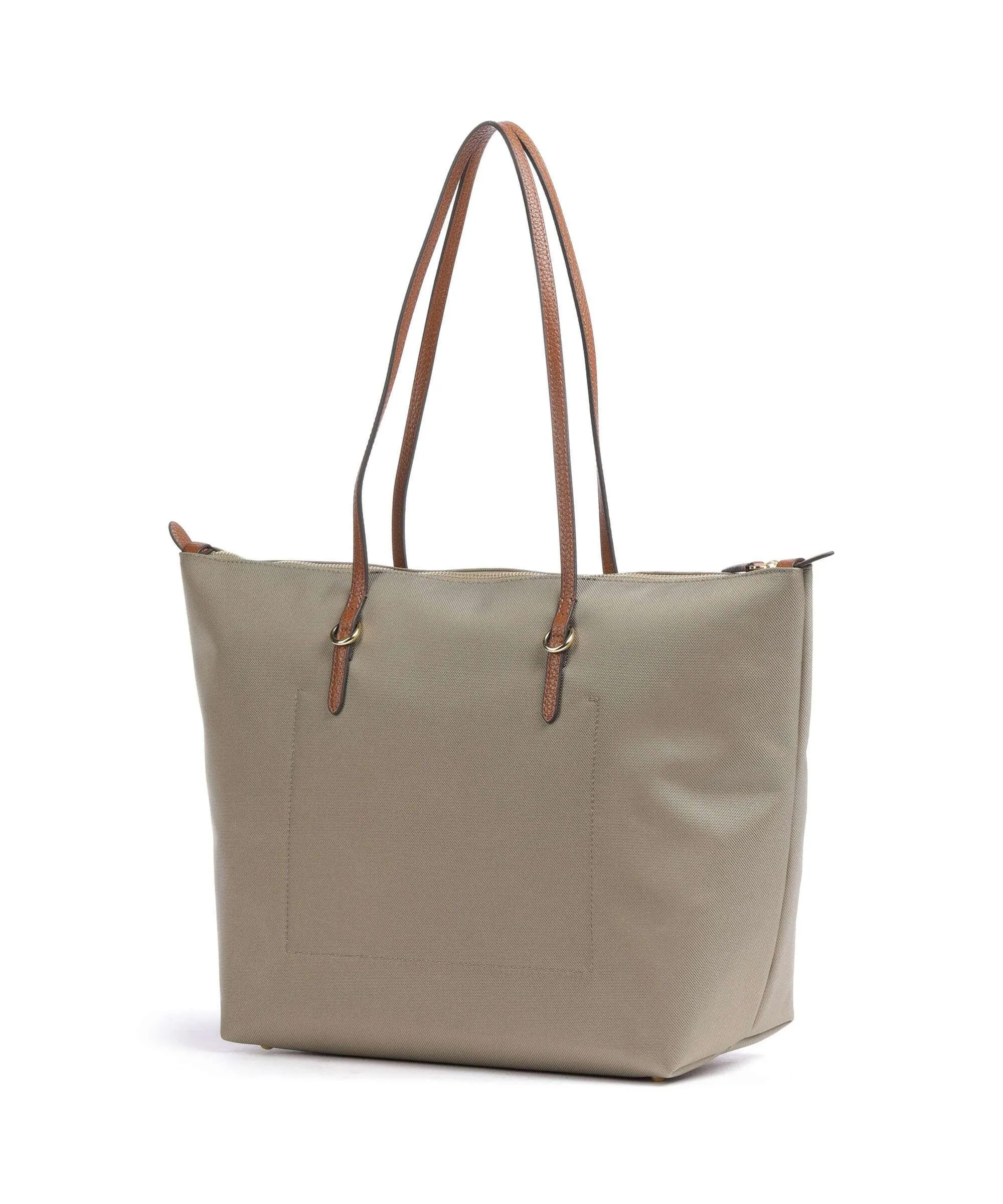  Lauren Ralph Lauren Keaton 31 Borsa shopper pelle riciclato beige  