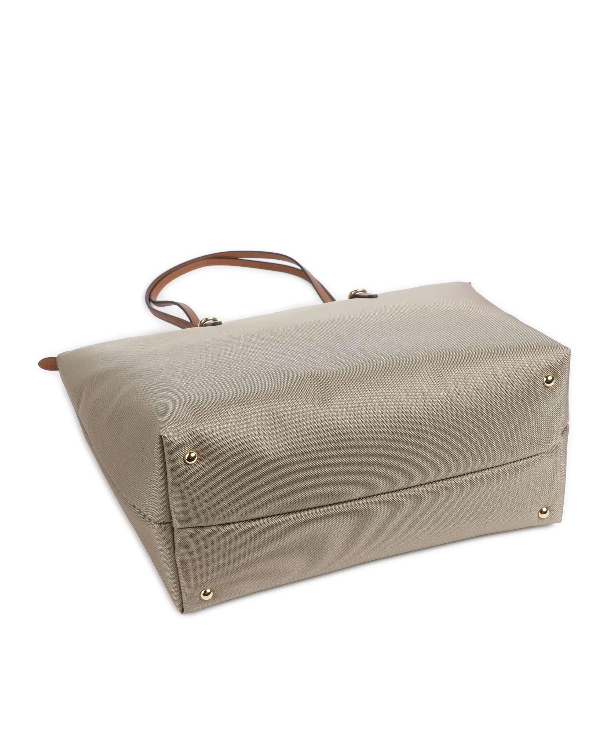  Lauren Ralph Lauren Keaton 31 Borsa shopper pelle riciclato beige  