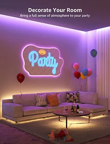LE Striscia LED RGB 5M WiFi Intelligente, Striscia di Luci LED 16 Milioni Colori, Controllo da APP e Telecomando, Compatibile co