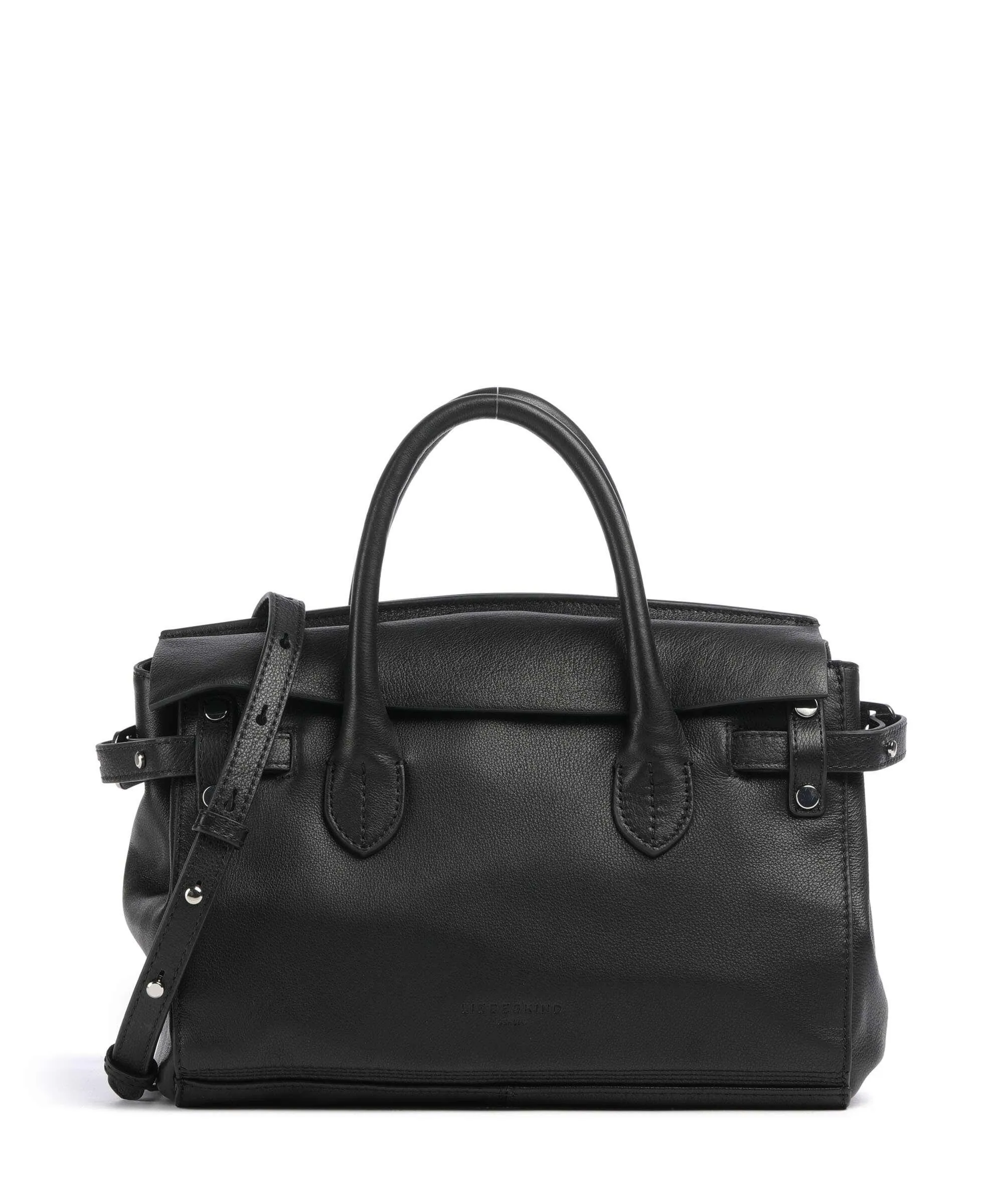  Liebeskind Gloria 3D Leather M Borsa a mano pelle di vacchetta grana nero  