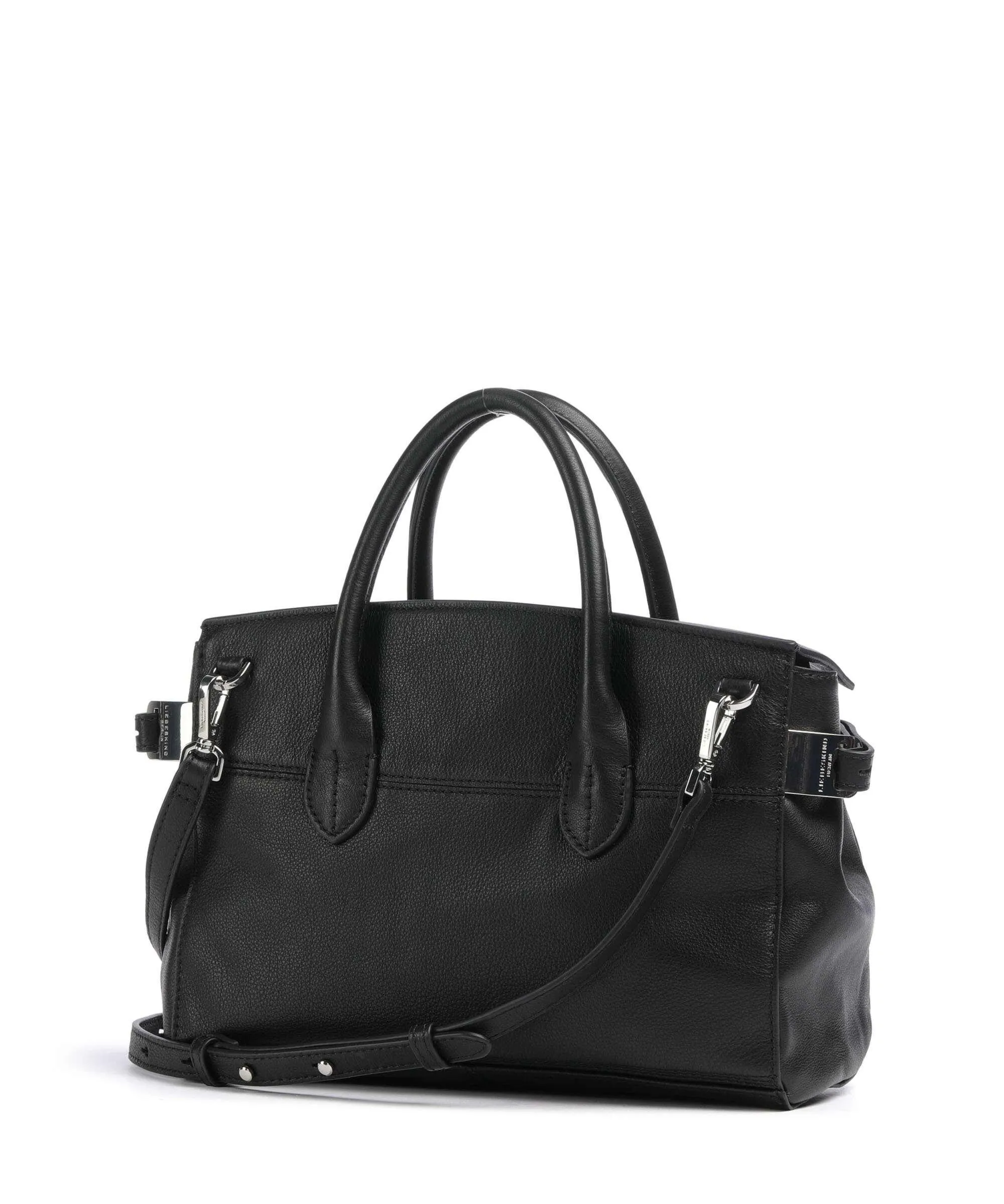  Liebeskind Gloria 3D Leather M Borsa a mano pelle di vacchetta grana nero  