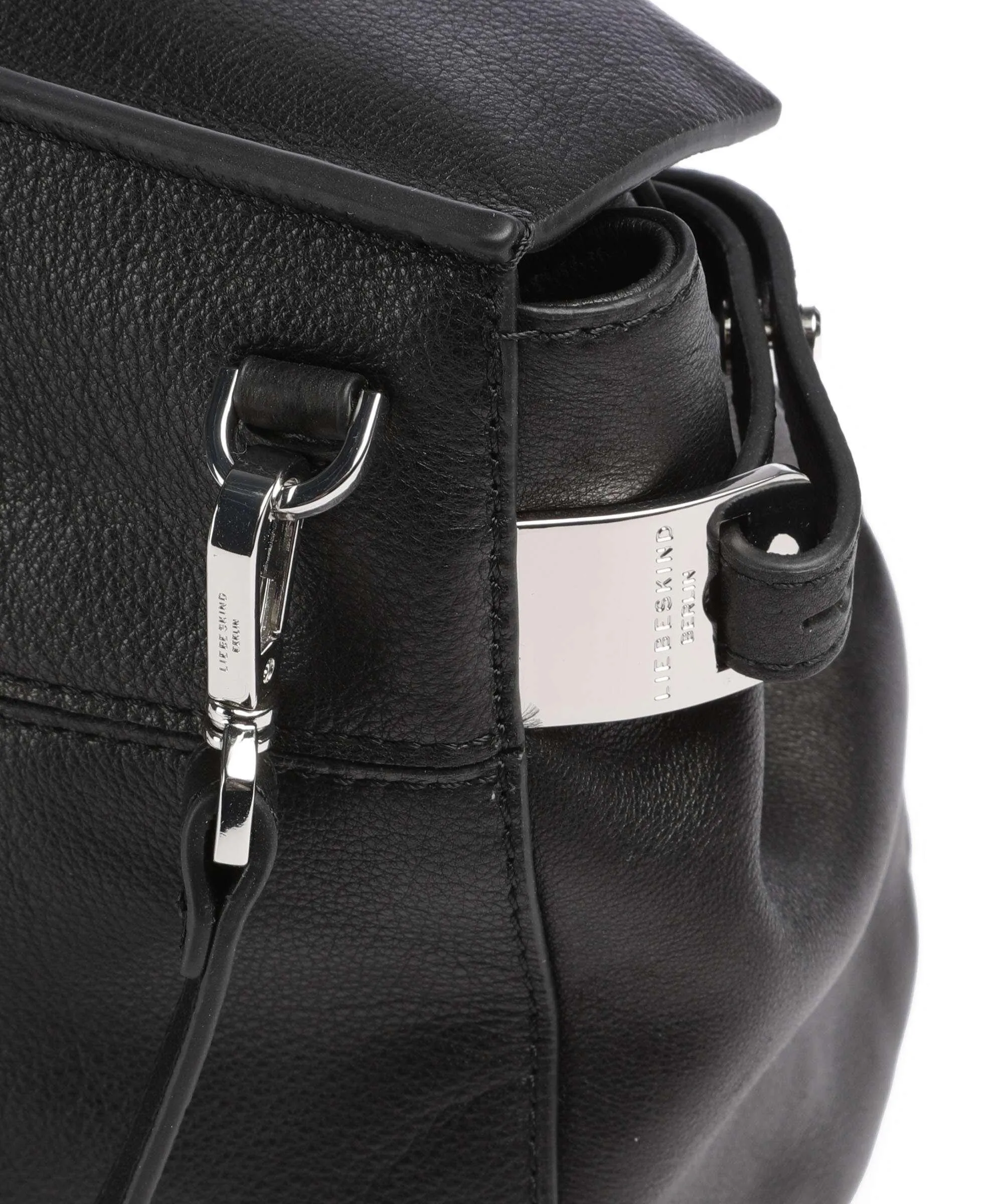  Liebeskind Gloria 3D Leather M Borsa a mano pelle di vacchetta grana nero  