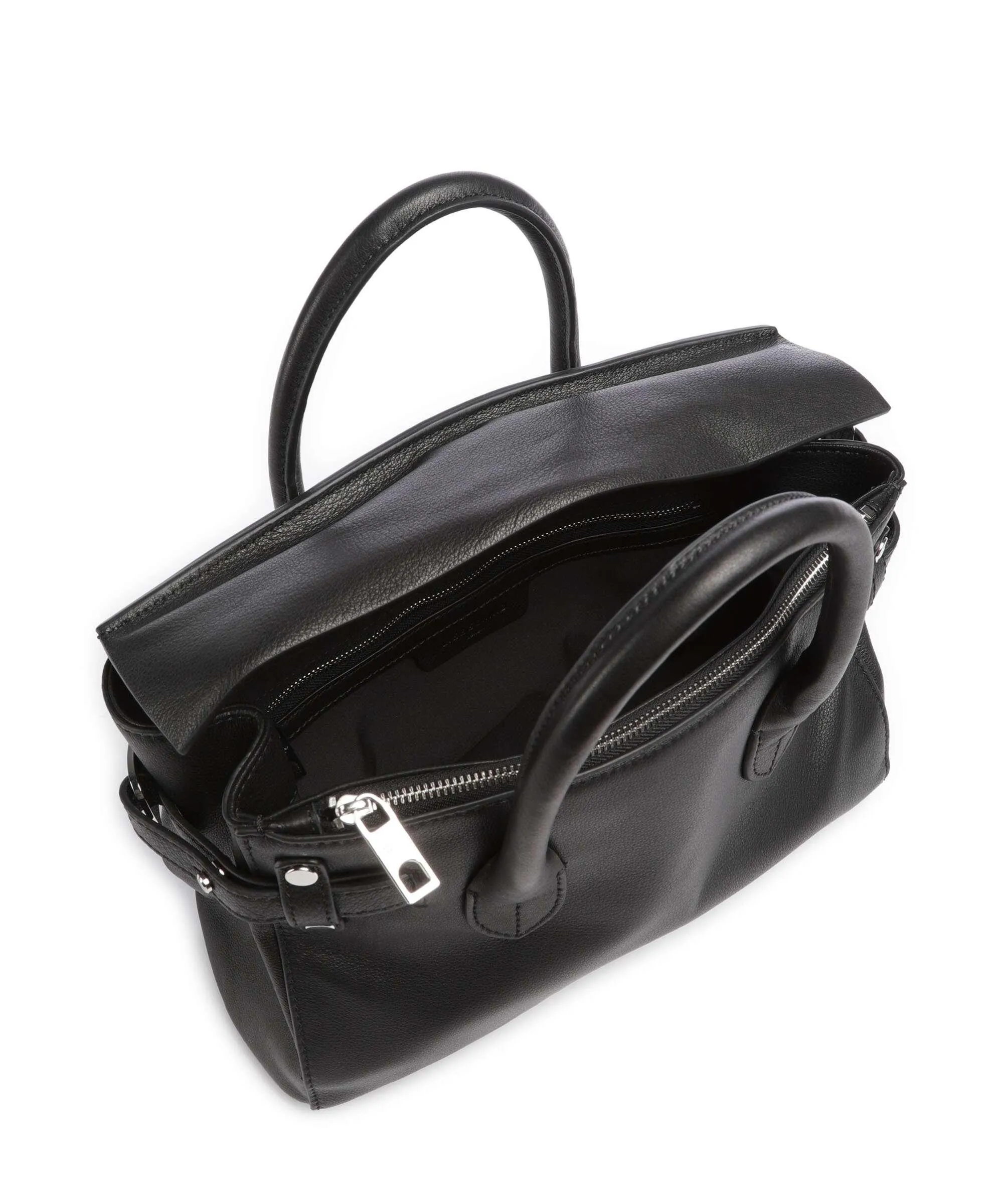  Liebeskind Gloria 3D Leather M Borsa a mano pelle di vacchetta grana nero  