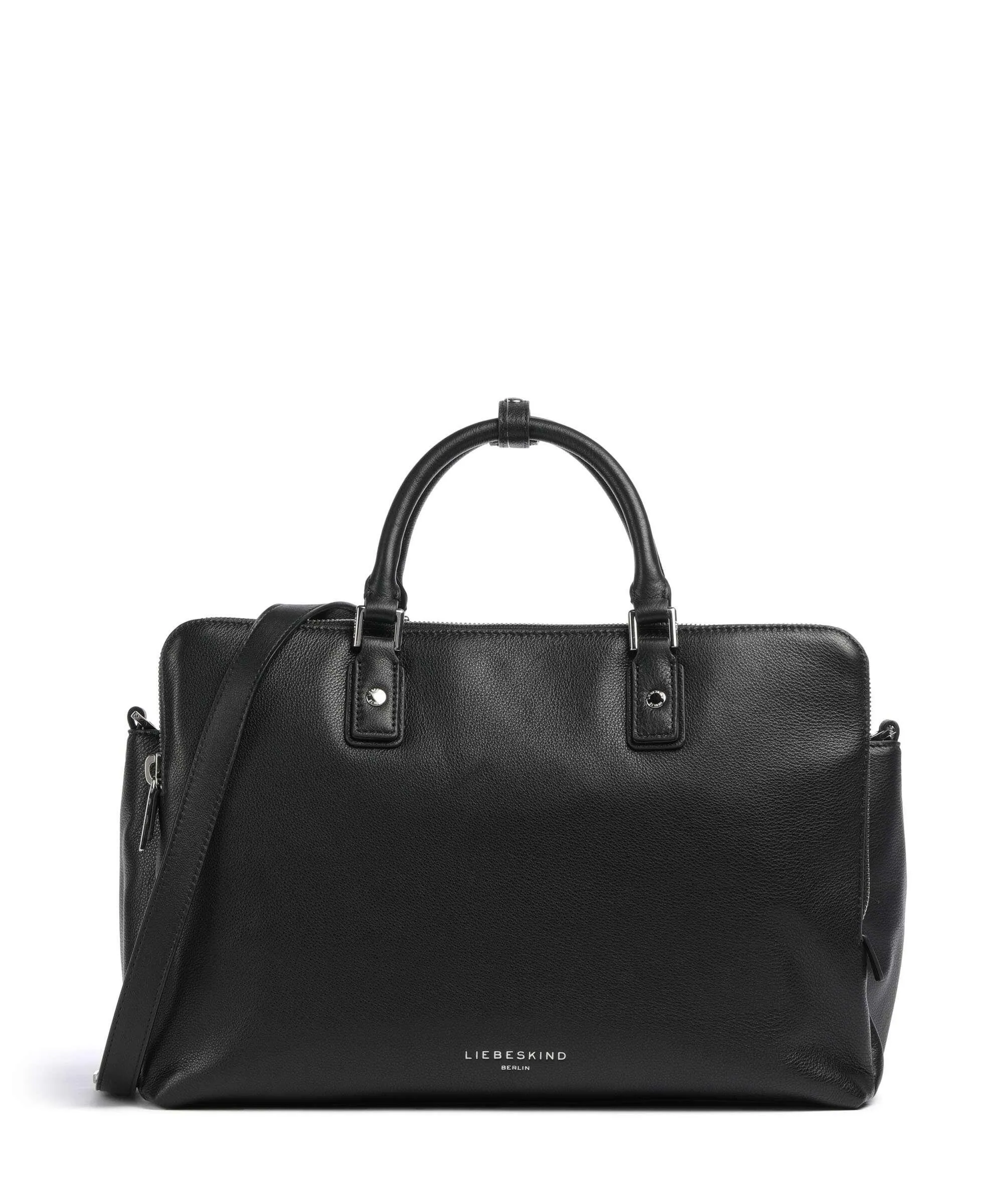  Liebeskind Koko 3D Leather M Borsa a mano pelle a grana fine nero  