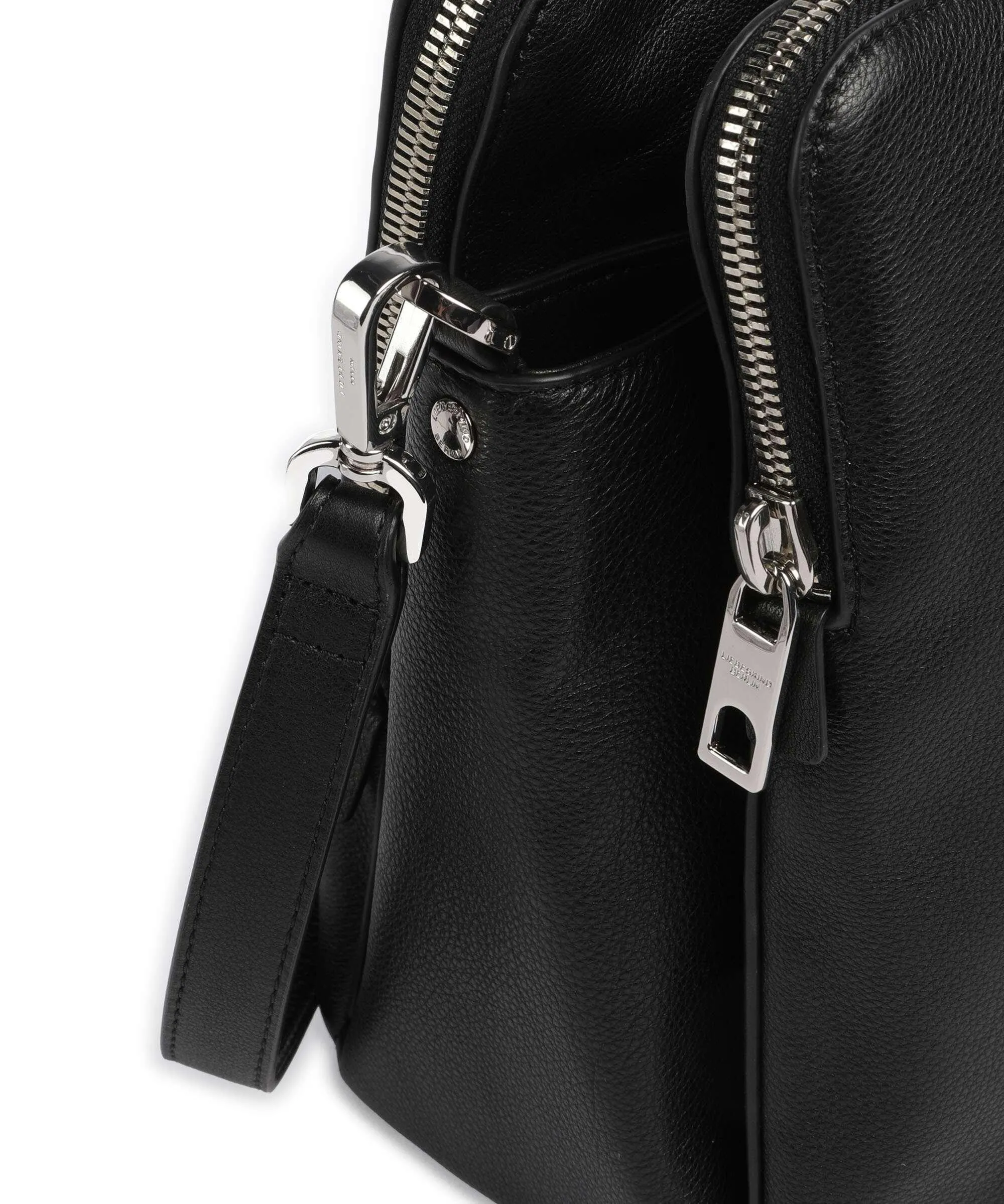  Liebeskind Koko 3D Leather M Borsa a mano pelle a grana fine nero  