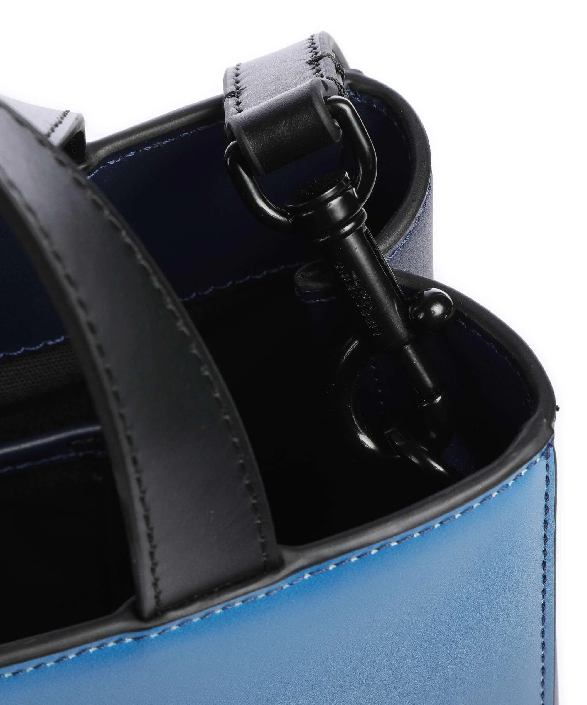  Liebeskind Paper Bag Ombre S Borsa a mano pelle di vacchetta finemente grana blu  