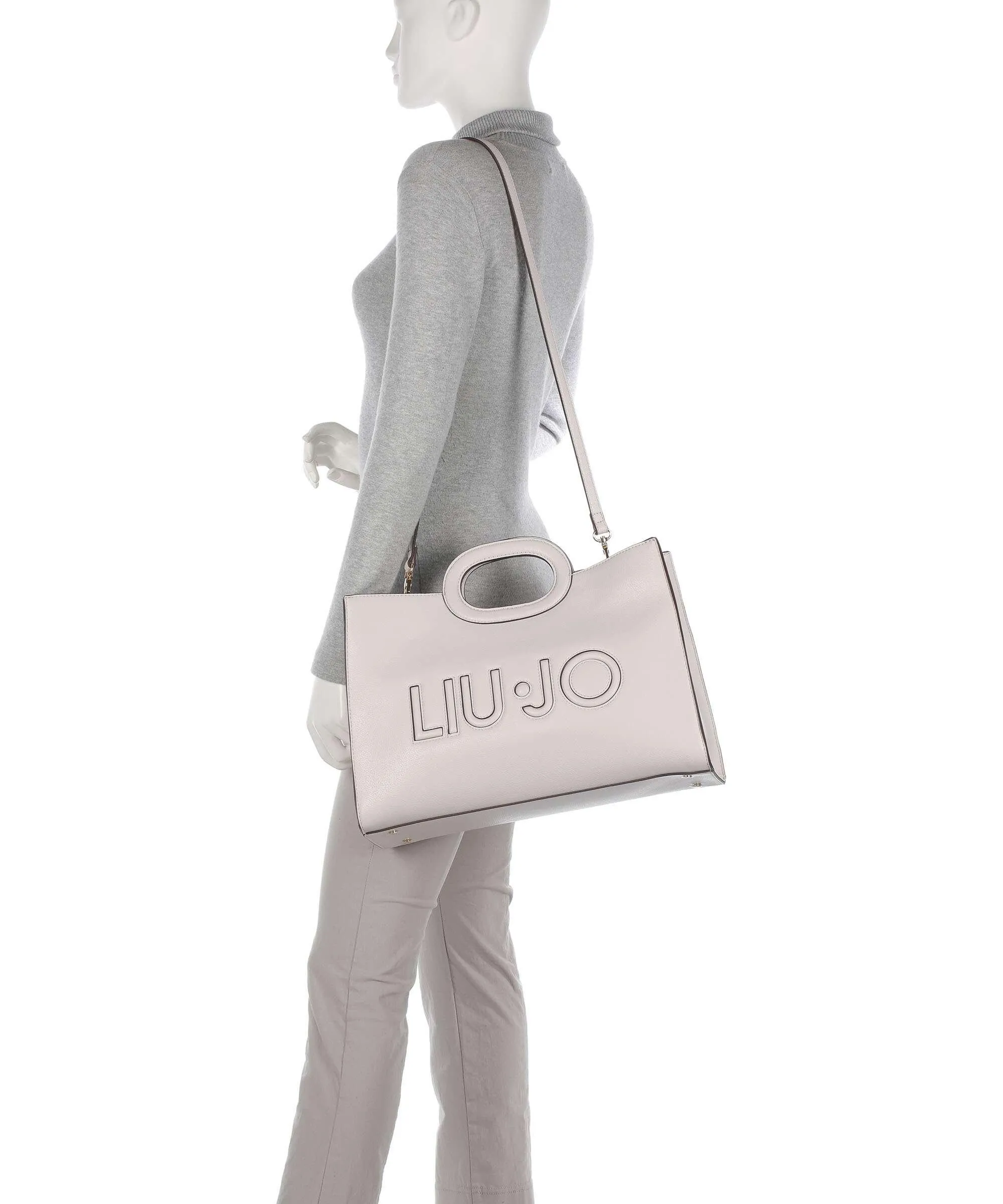  Liu Jo Daurin Borsa a mano pelle sintetica avorio  