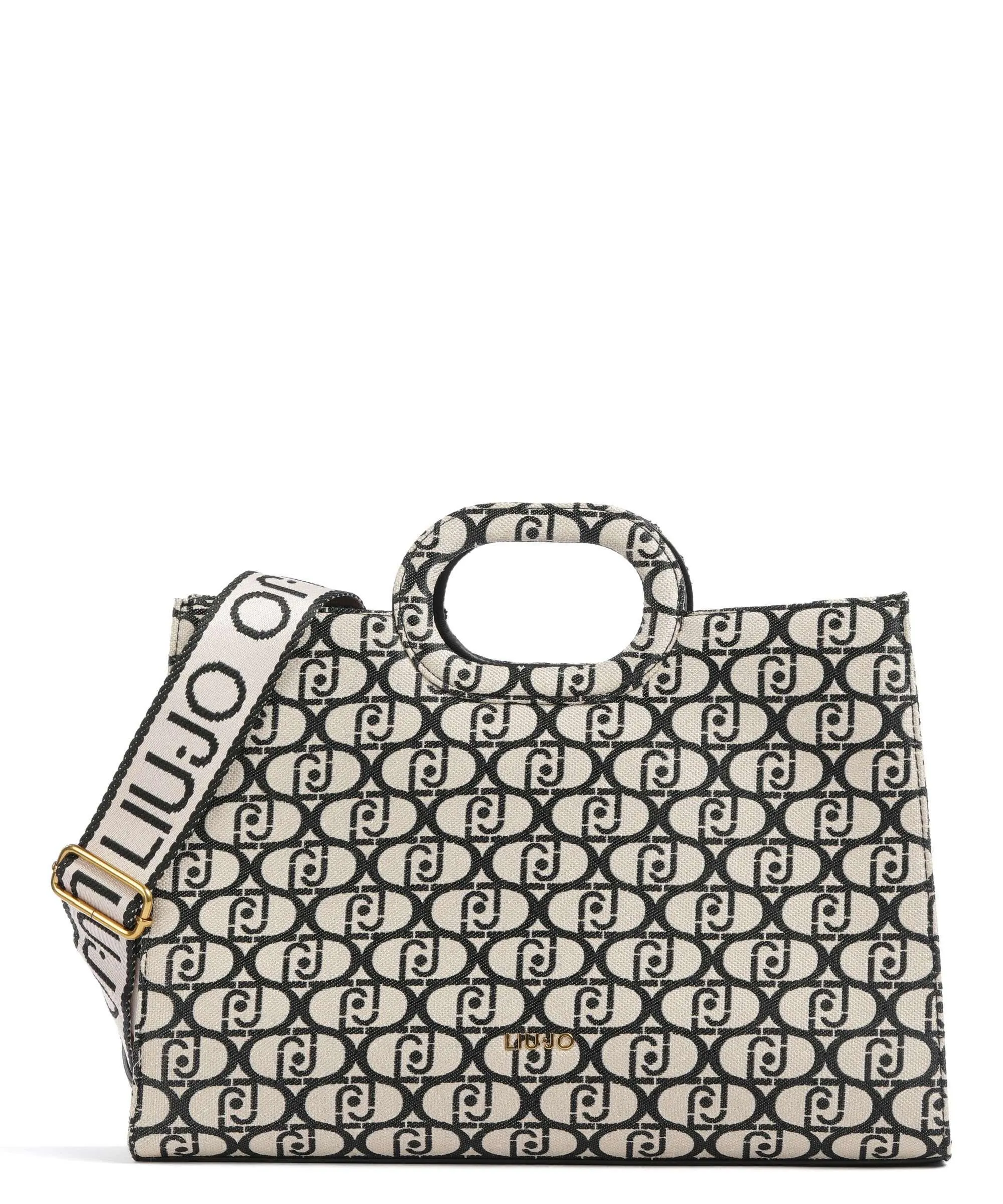  Liu Jo Daurin Borsa a mano pelle sintetica nero/beige  