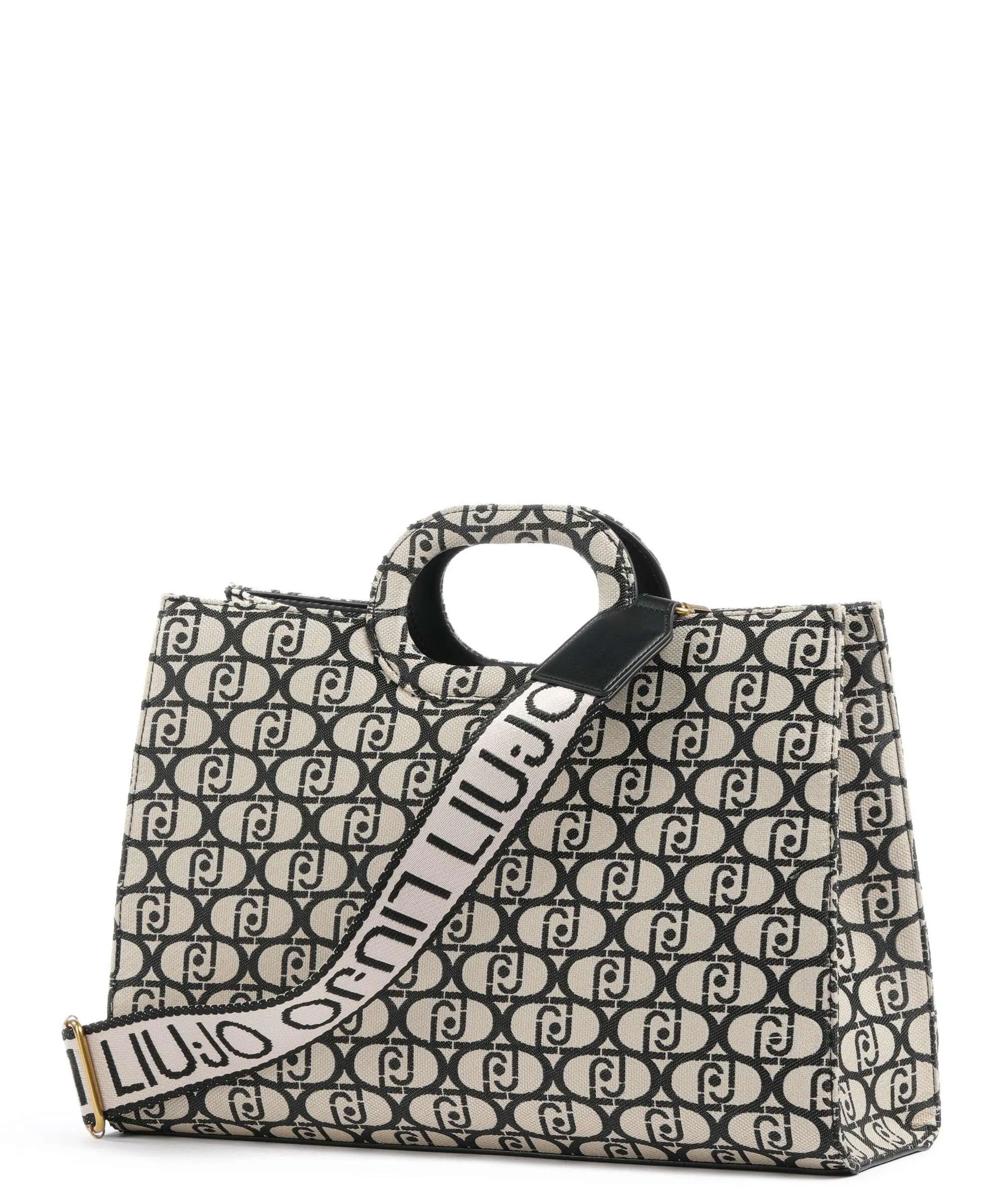  Liu Jo Daurin Borsa a mano pelle sintetica nero/beige  