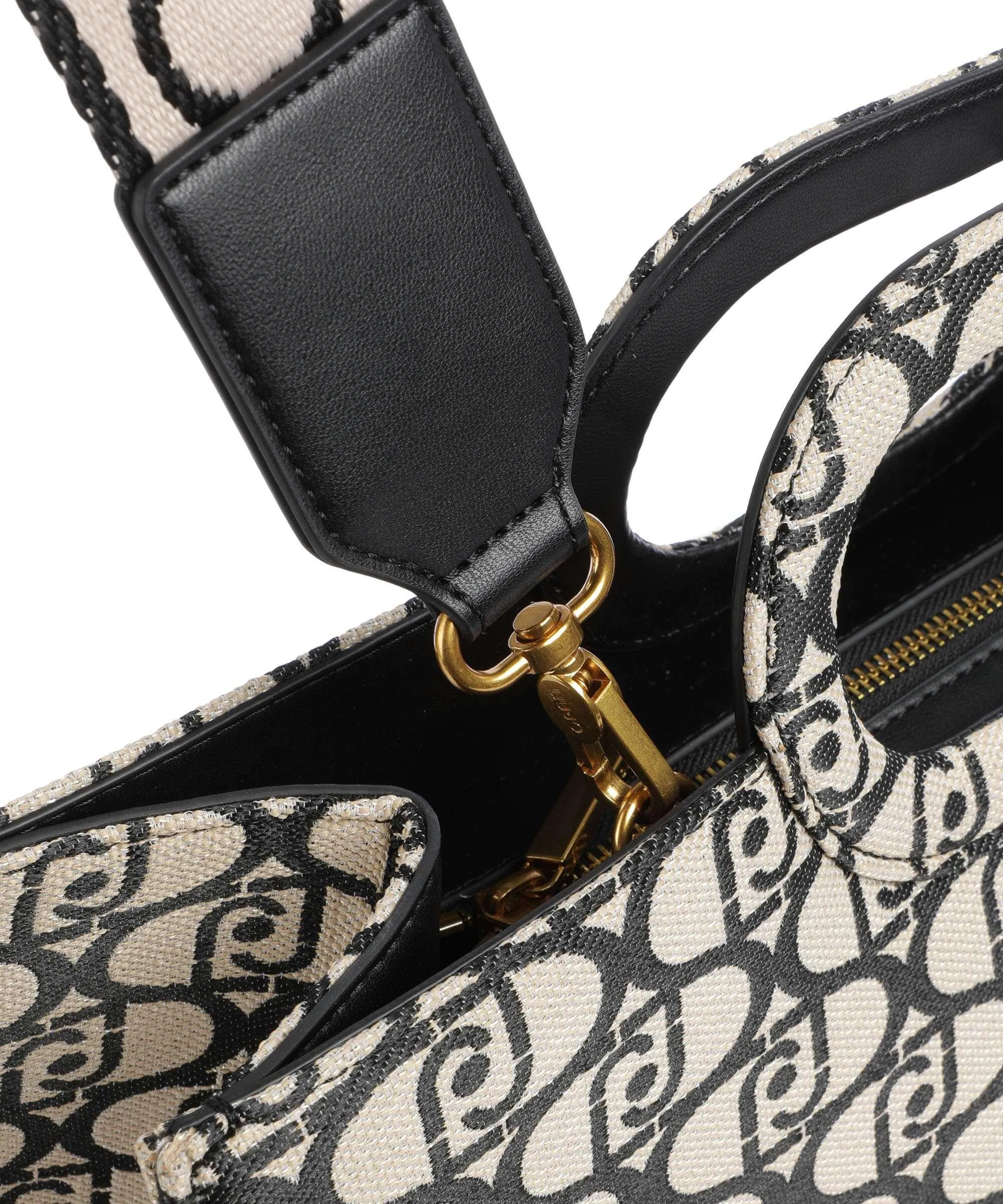  Liu Jo Daurin Borsa a mano pelle sintetica nero/beige  