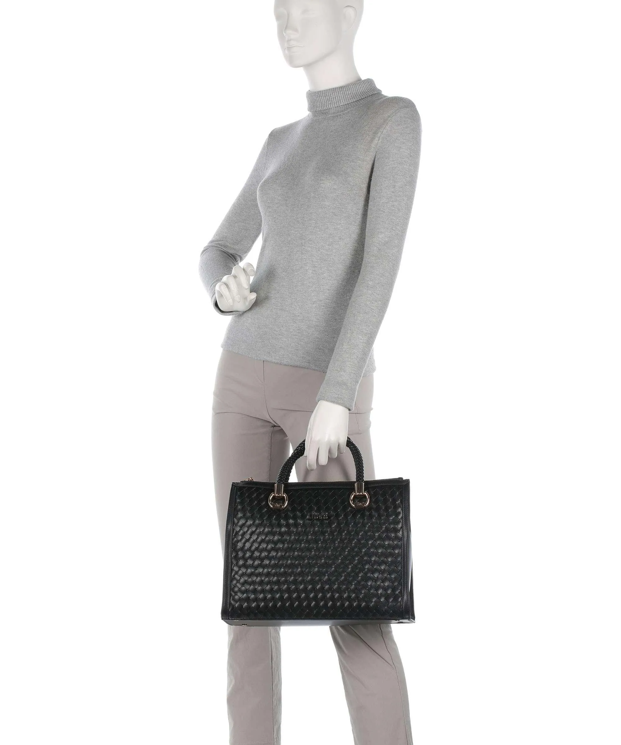  Liu Jo Manhattan Borsa a mano pelle sintetica nero  