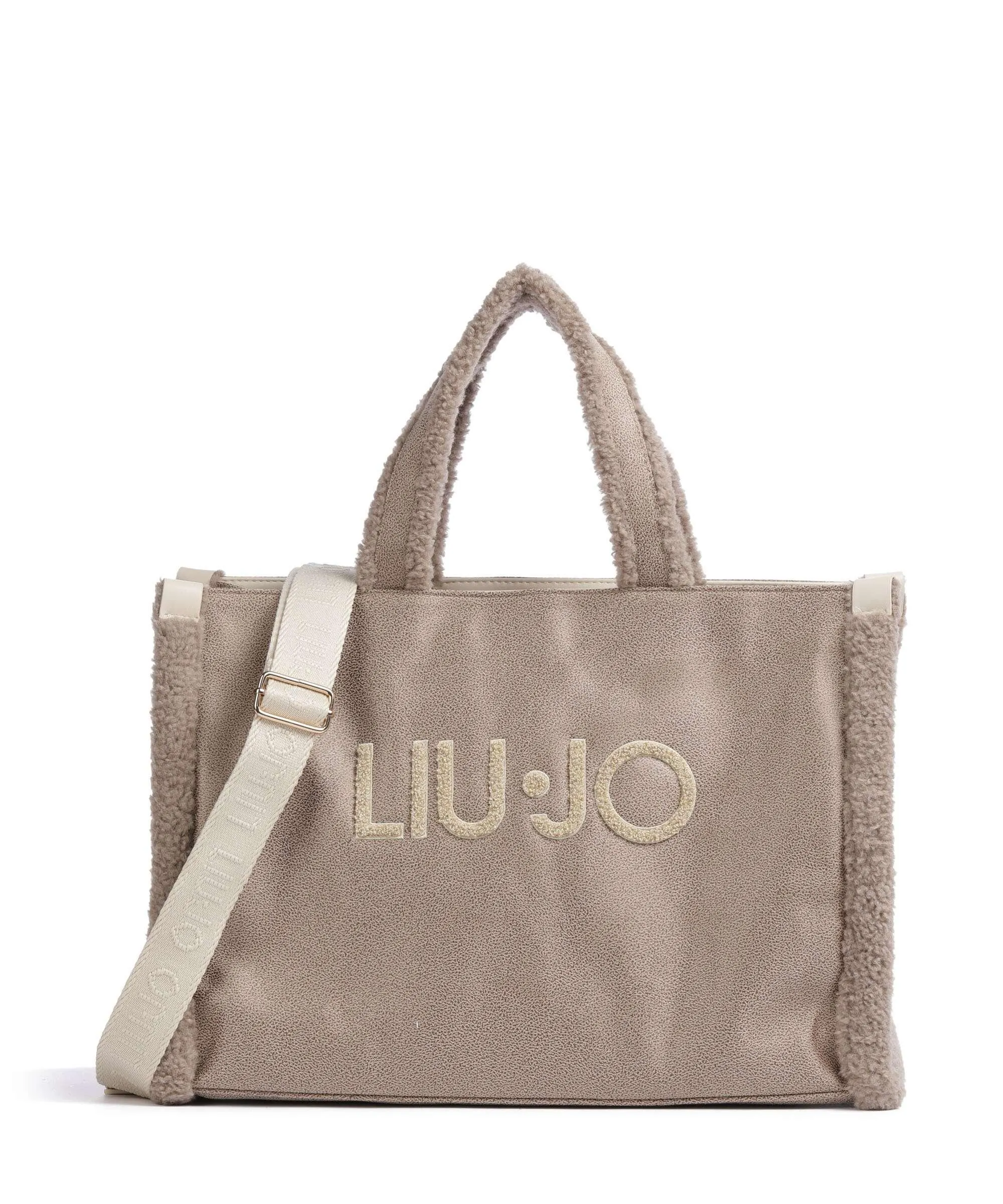  Liu Jo Soft Borsa a mano pelle sintetica, poliestere marrone chiaro  