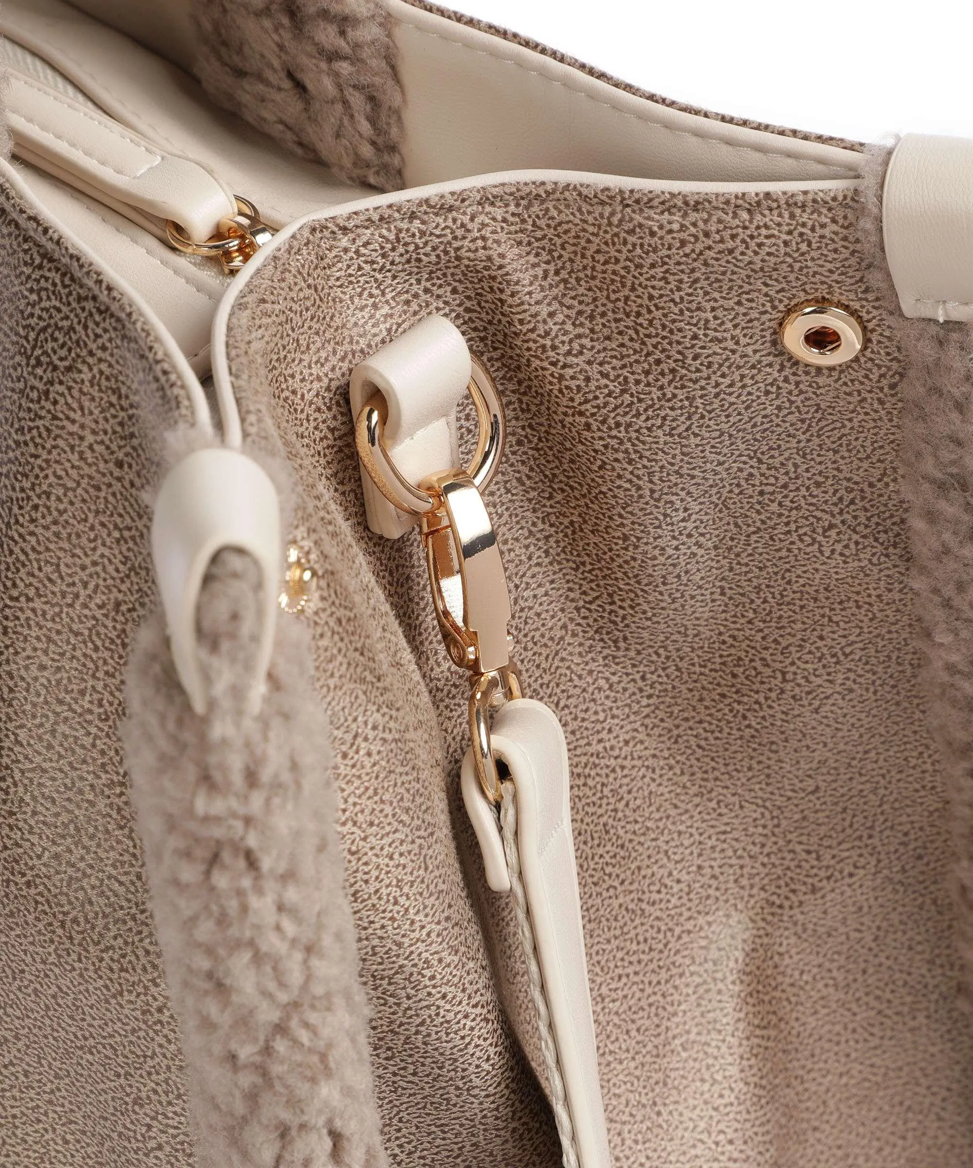  Liu Jo Soft Borsa a mano pelle sintetica, poliestere marrone chiaro  