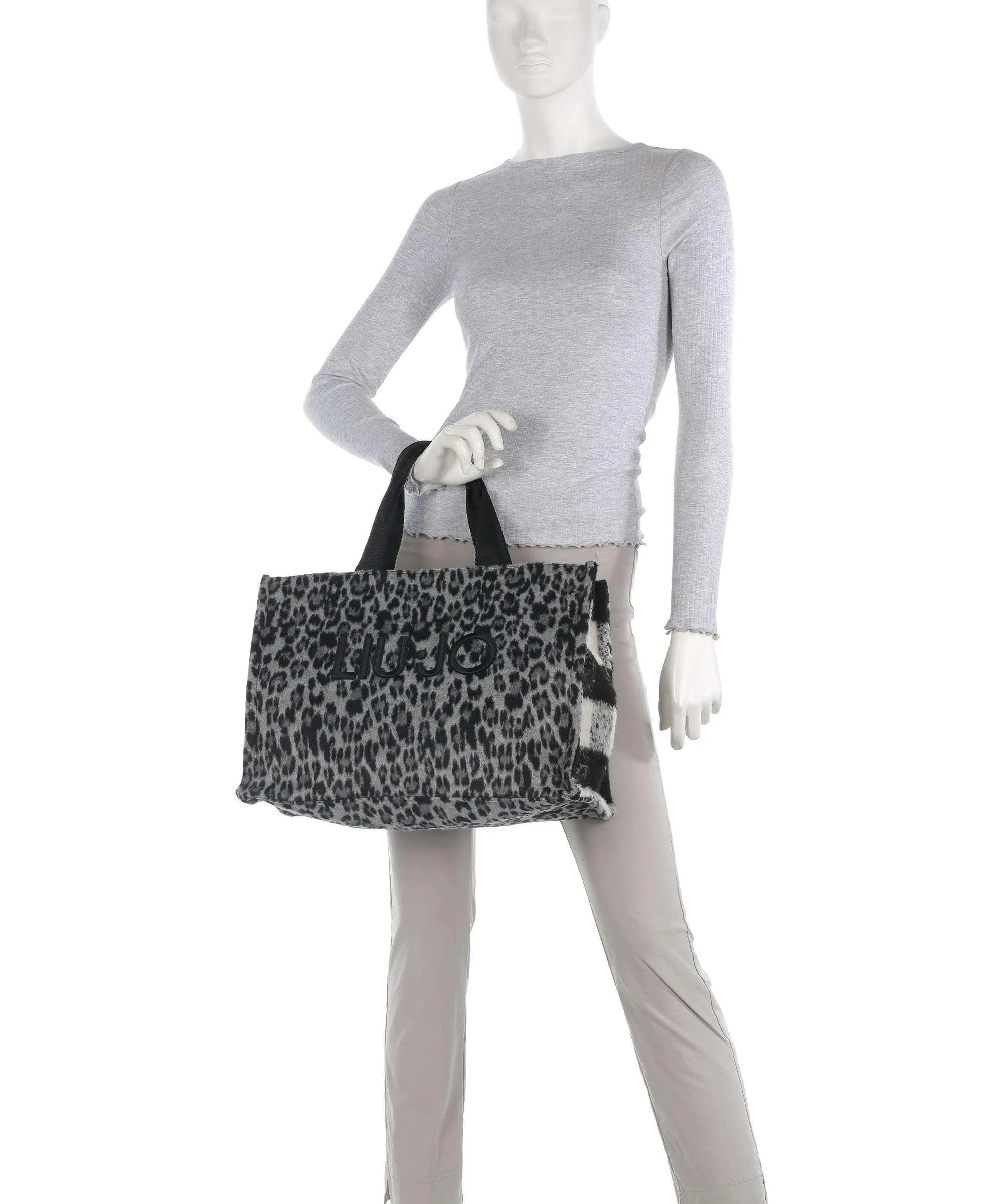  Liu Jo Soft Borsa a mano poliestere grigio  