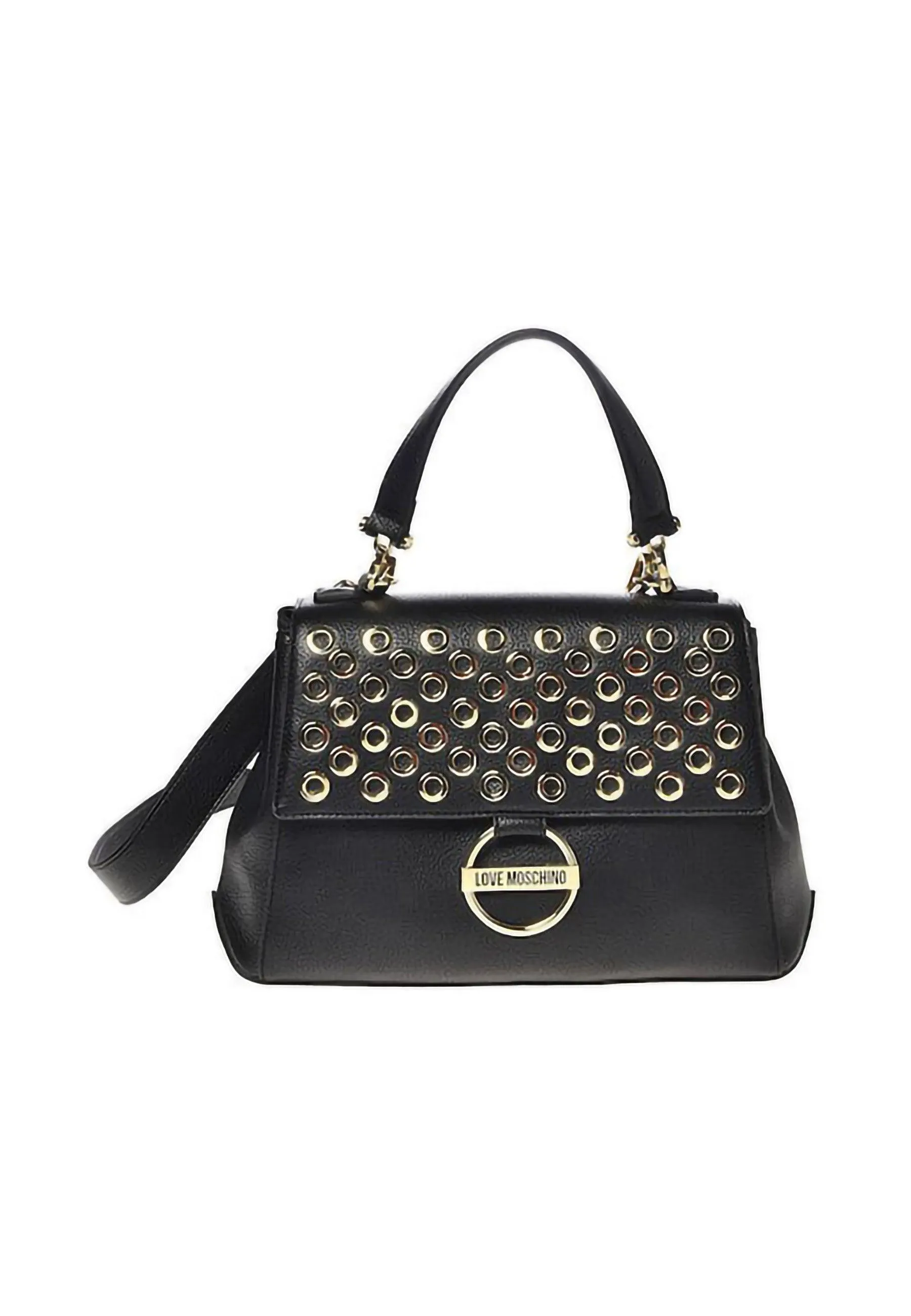 LOVE MOSCHINO Borsa Borchie Eyelets Nero JC4340PP0FKD0000