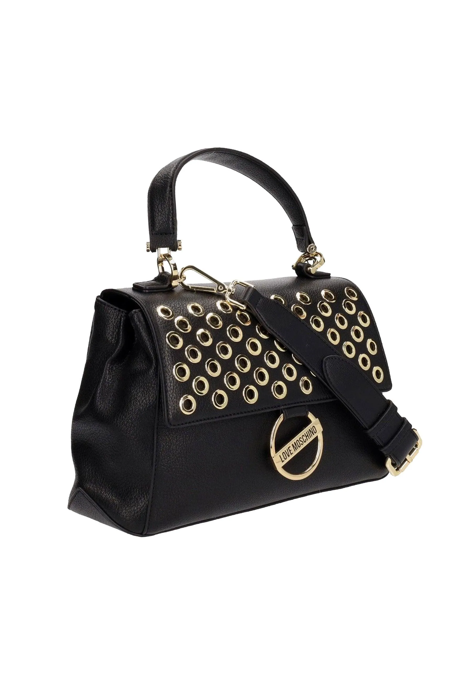 LOVE MOSCHINO Borsa Borchie Eyelets Nero JC4340PP0FKD0000