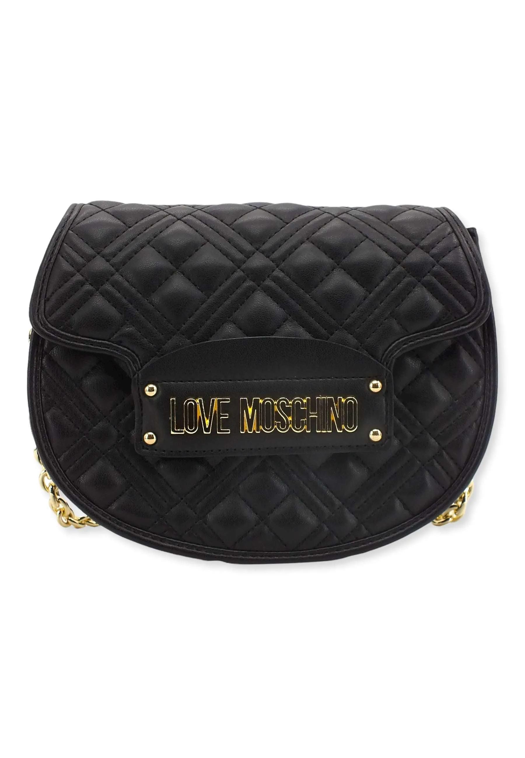 LOVE MOSCHINO Borsa Tracolla Saddle Nero JC4322PP0FLA0000