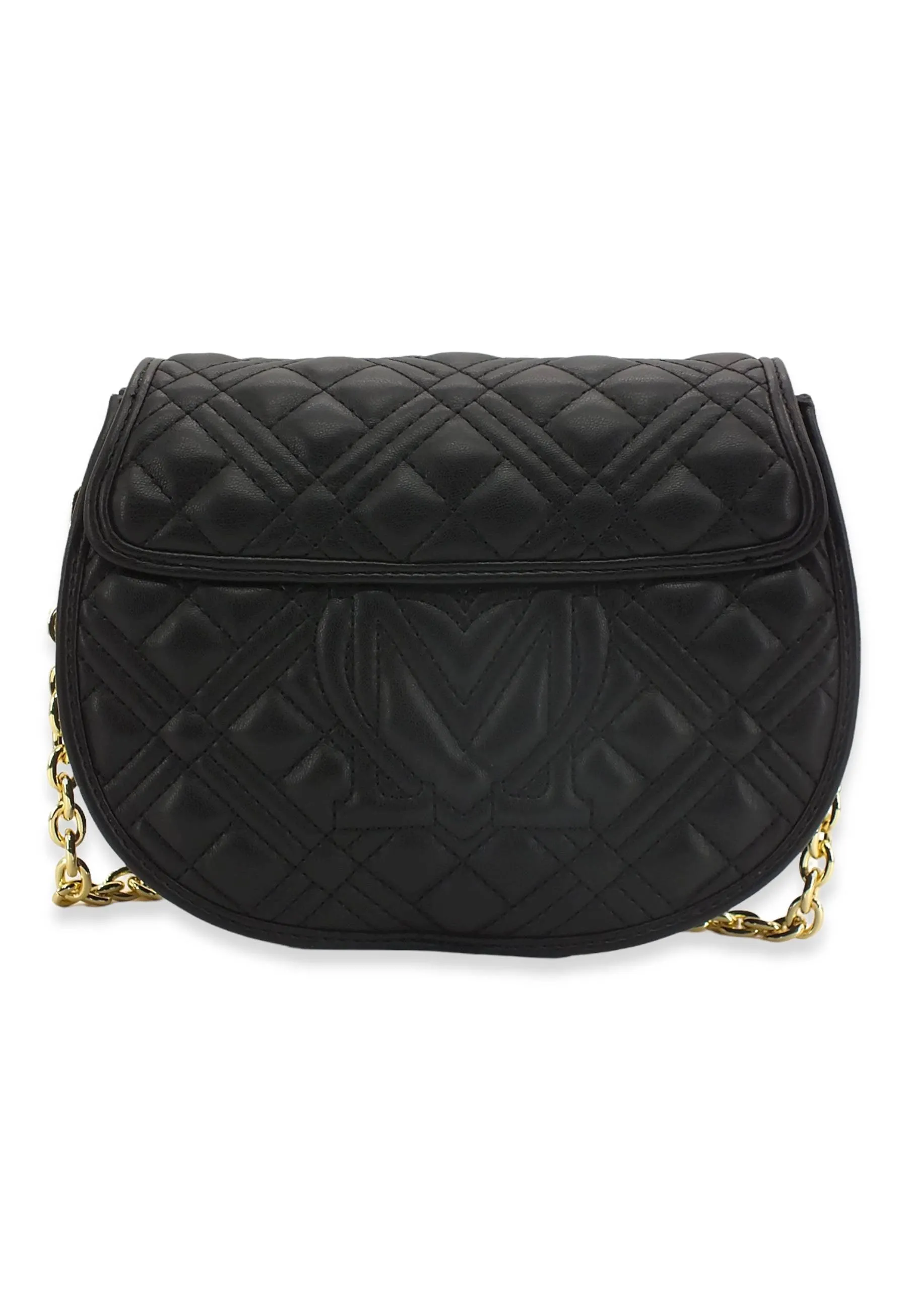 LOVE MOSCHINO Borsa Tracolla Saddle Nero JC4322PP0FLA0000