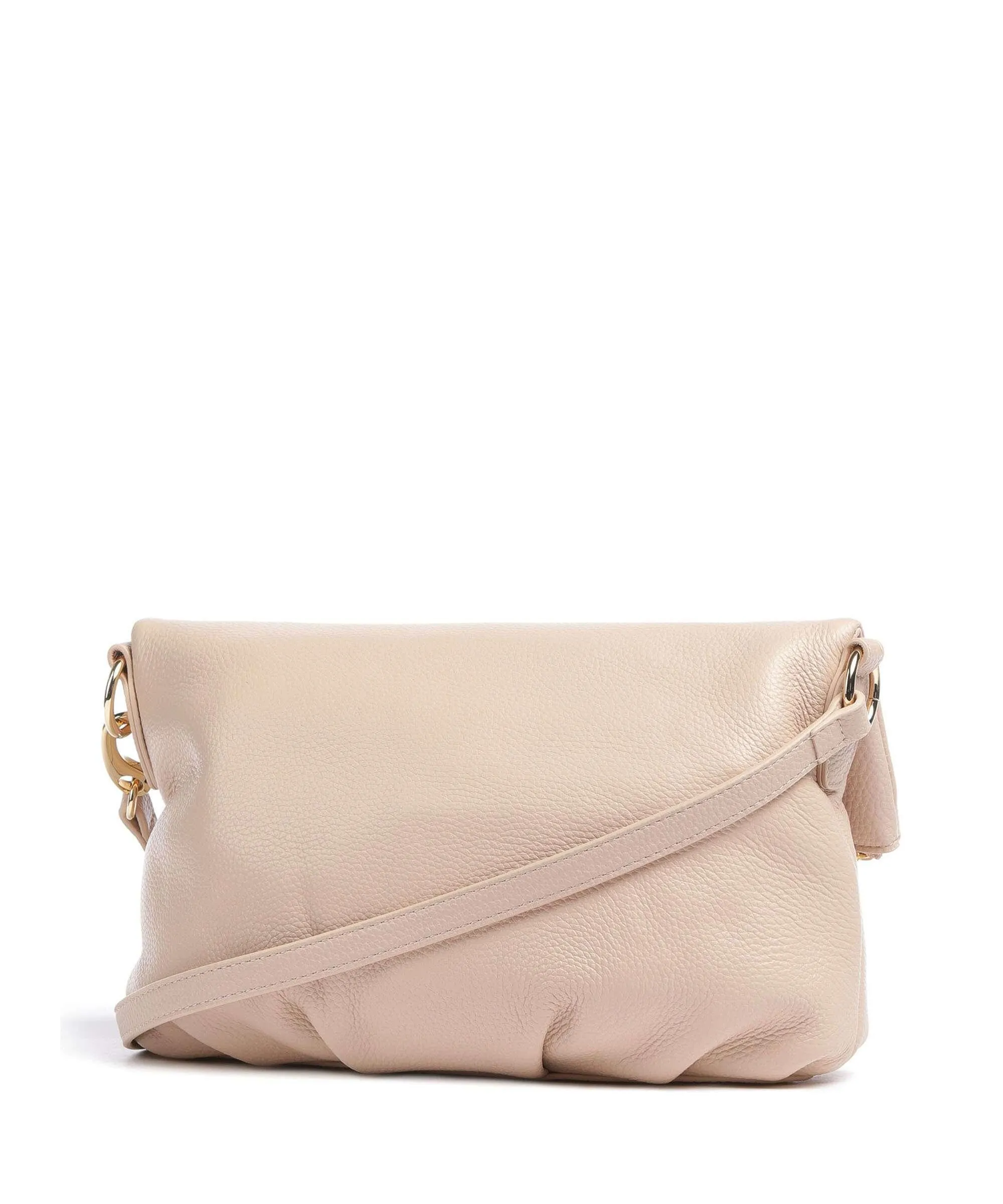  Love Moschino Cloud Borsa a tracolla pelle granulata avorio  